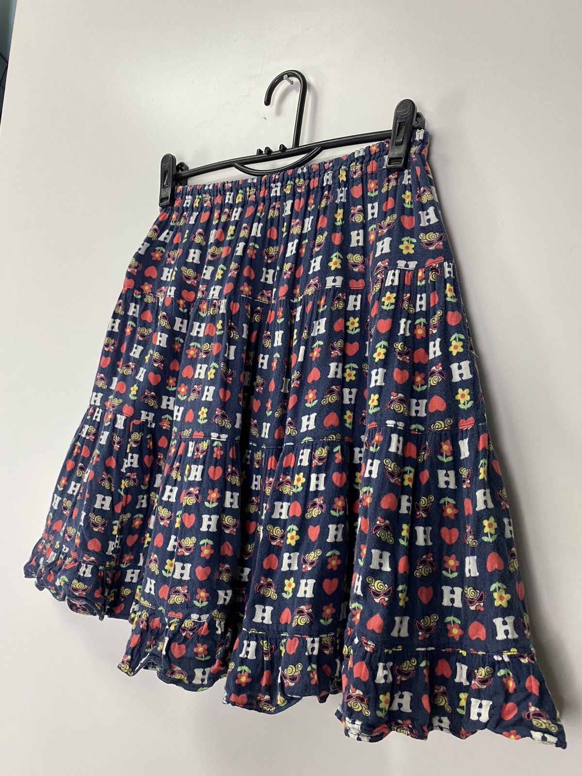 Hysteric Glamour Vintage Hysteric Midi Skirt Overprinted Size 22" - 4 Thumbnail