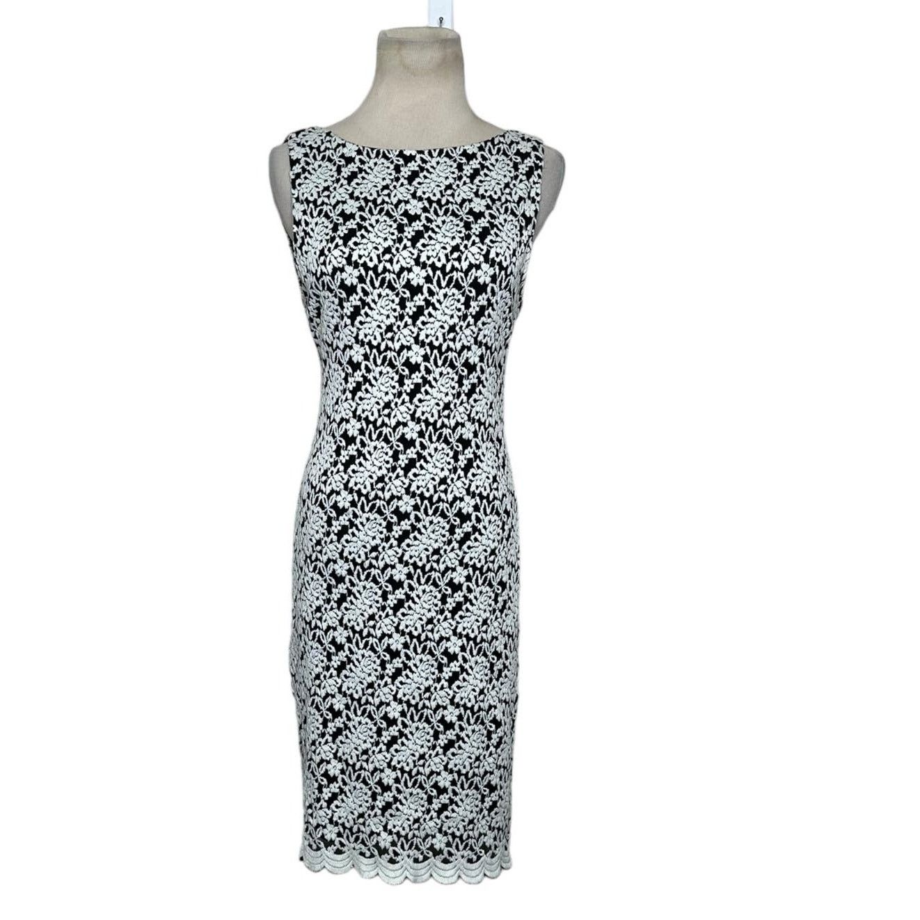 Alice + Olivia Alice + Olivia Lace Floral Open Back Mini Dress Size 4 Size S / US 4 / IT 40 - 12 Thumbnail