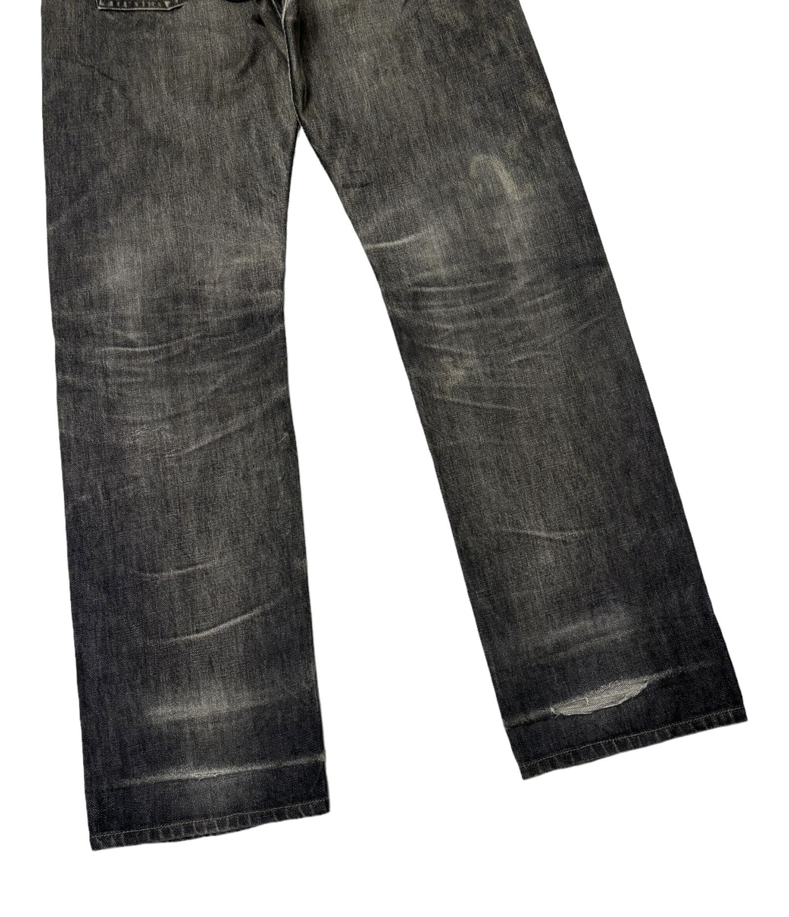 Levi's 🔥LEVIS 505 BLACK THRASH RIPS DENIM JEANS UNDERCOVER STYLE Size US 32 / EU 48 - 9 Thumbnail
