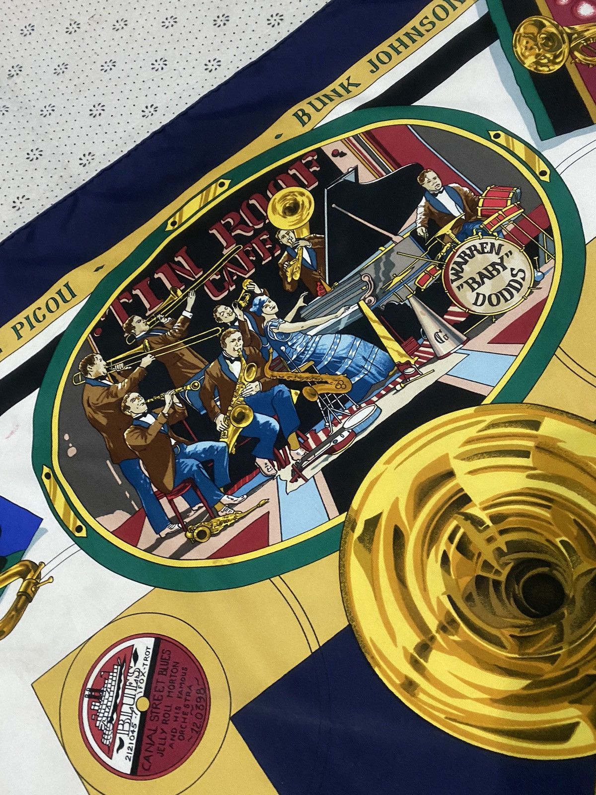 Hermes Vintage 90’s Hermes by Loic Dubigeon Silk 90 Scarf Size ONE SIZE - 11 Thumbnail
