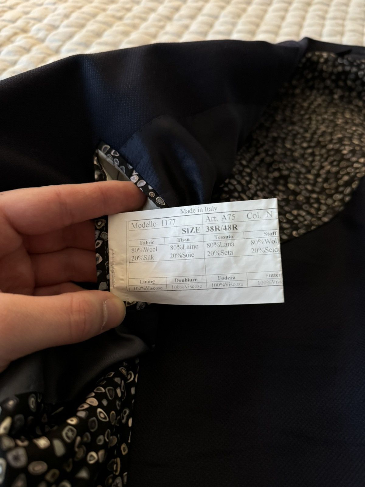 Designer × Paul Smith Paul Smith London The Byard Blazer Men 38R Blue Two Button Size 38R - 6 Thumbnail