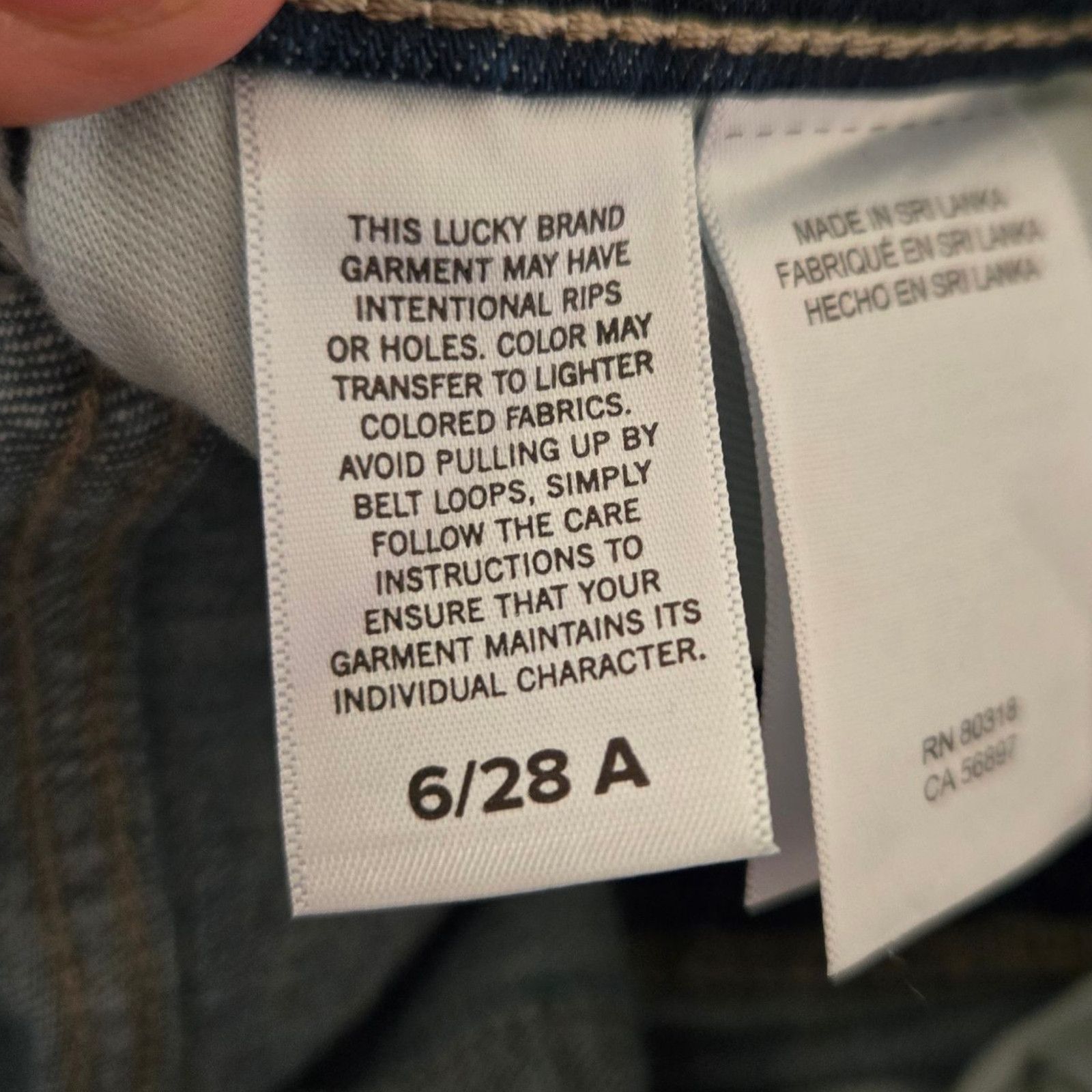 Lucky Brand Lucky Brand High Waisted Distressed Drew Mom Jeans Size 28 Size 28" / US 6 / IT 42 - 10 Thumbnail