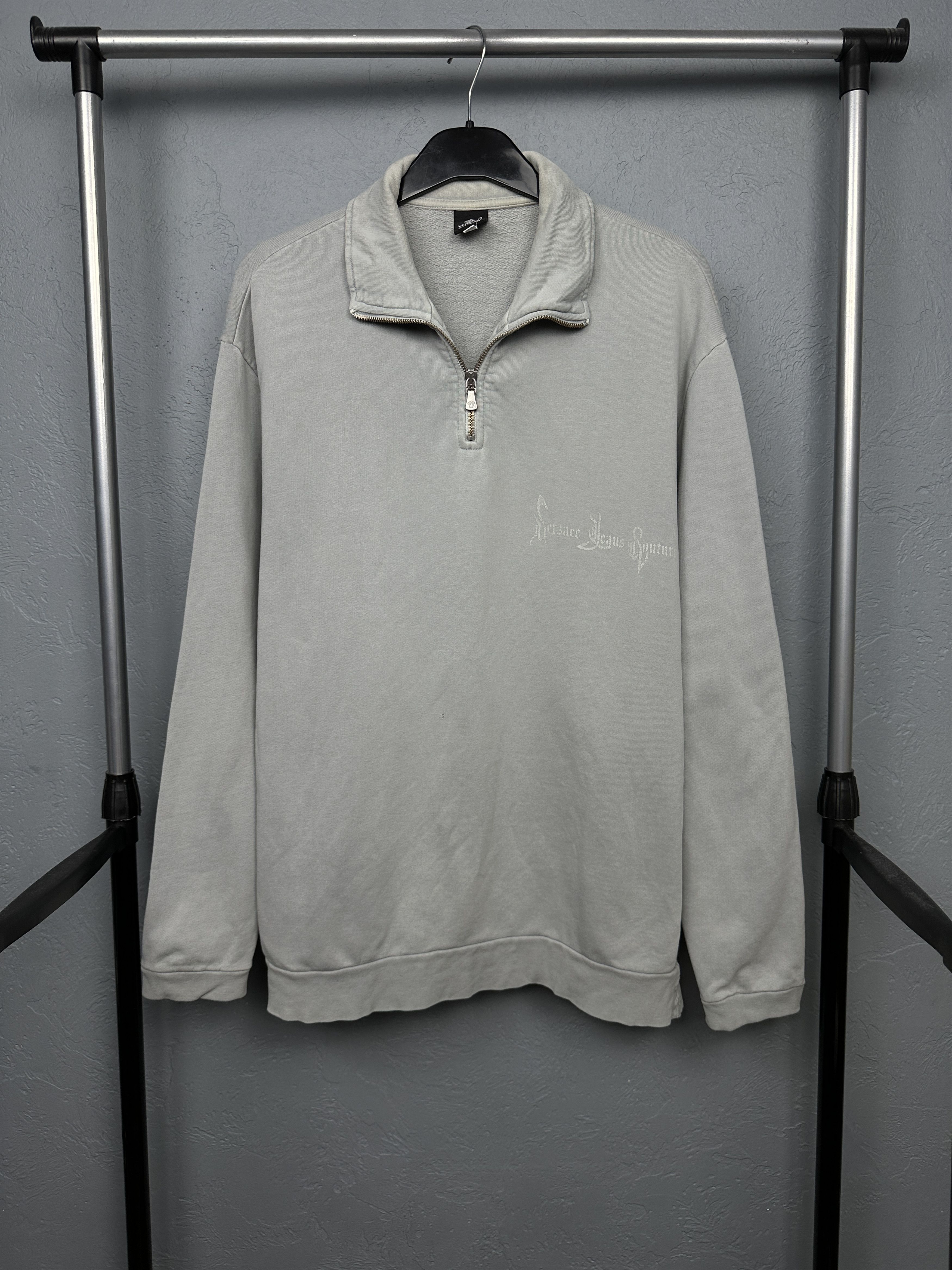 Versace Versace Jeans Couture Vintage Mens 1\4 Zip Sweater Size US L / EU 52-54 / 3 - 1 Thumbnail