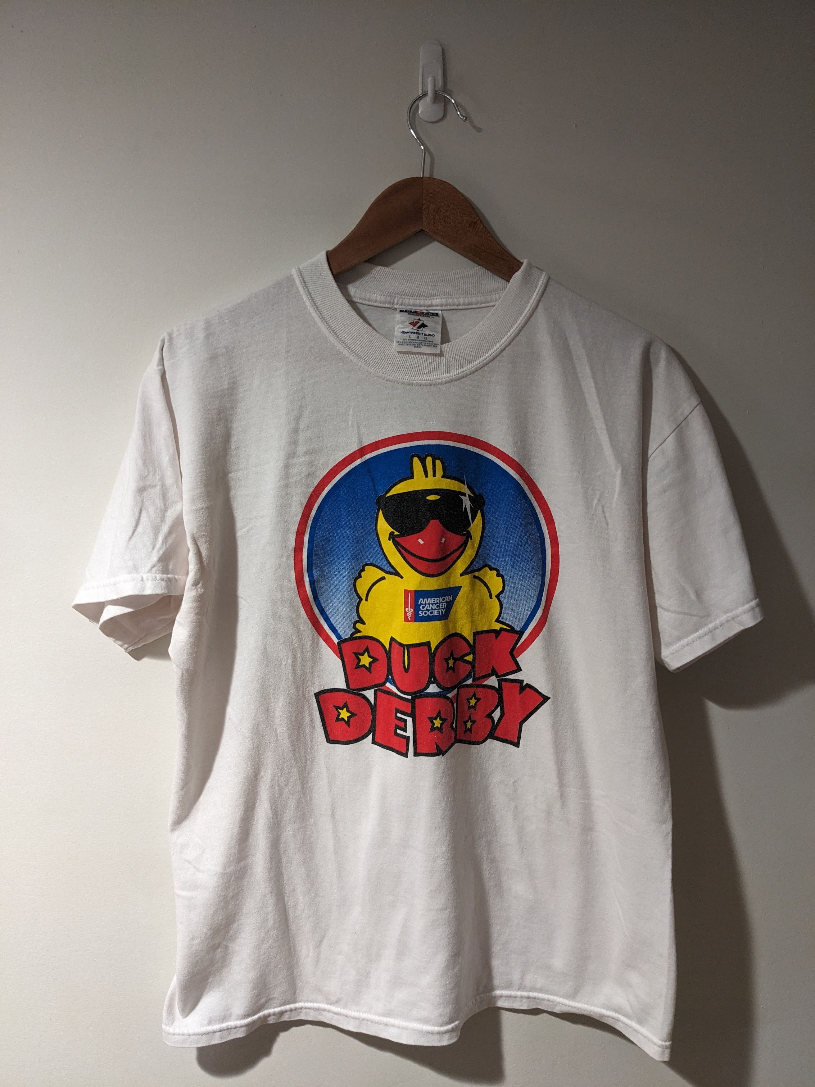 Vintage Vintage Y2K Duck Derby Racing Cool Glasses Large T-Shirt Size US L / EU 52-54 / 3 - 1 Thumbnail