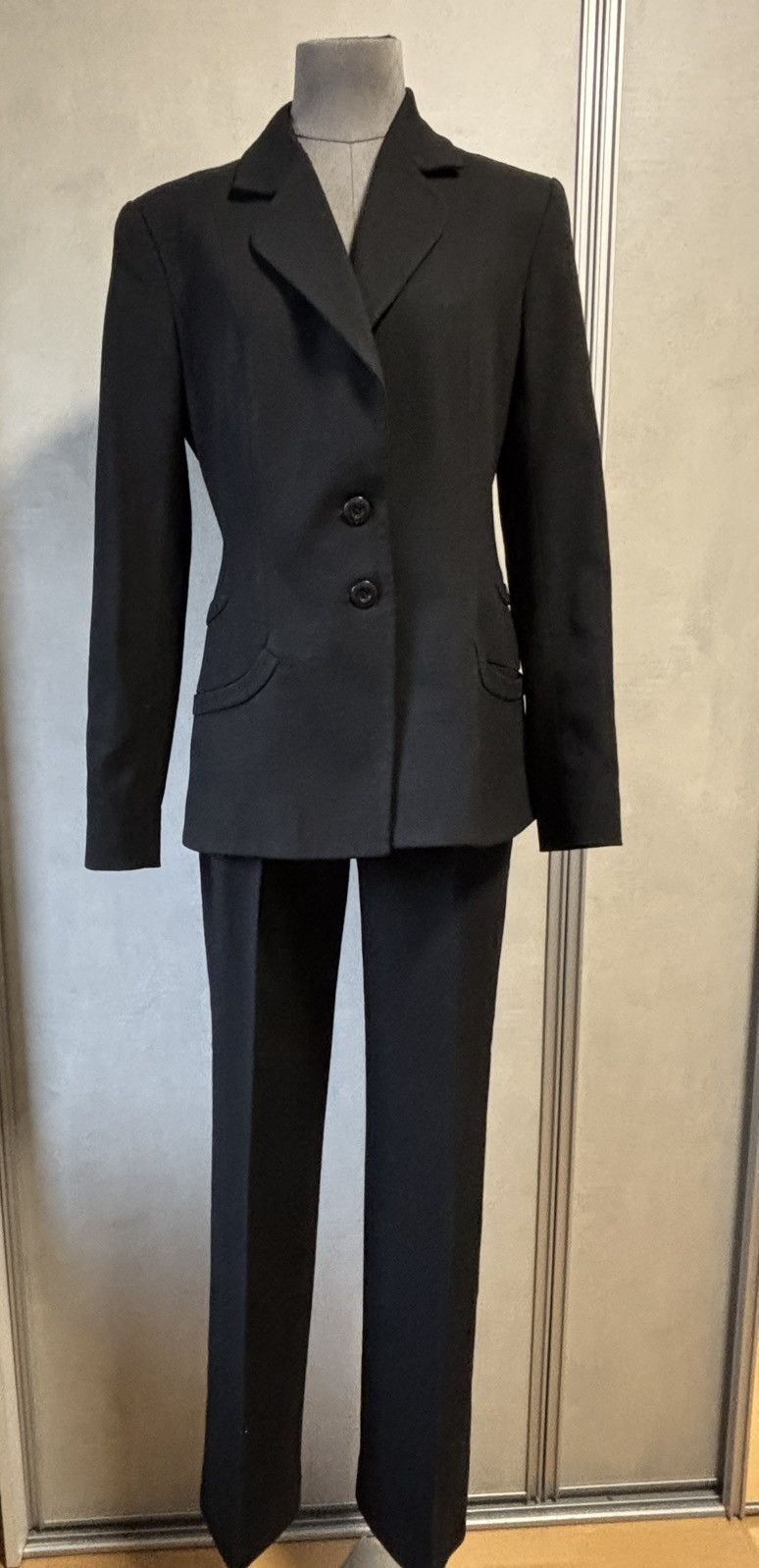 Dior CHRISTIAN DIOR Suit Bar jacket and pants Size S / US 4 / IT 40 - 1 Thumbnail