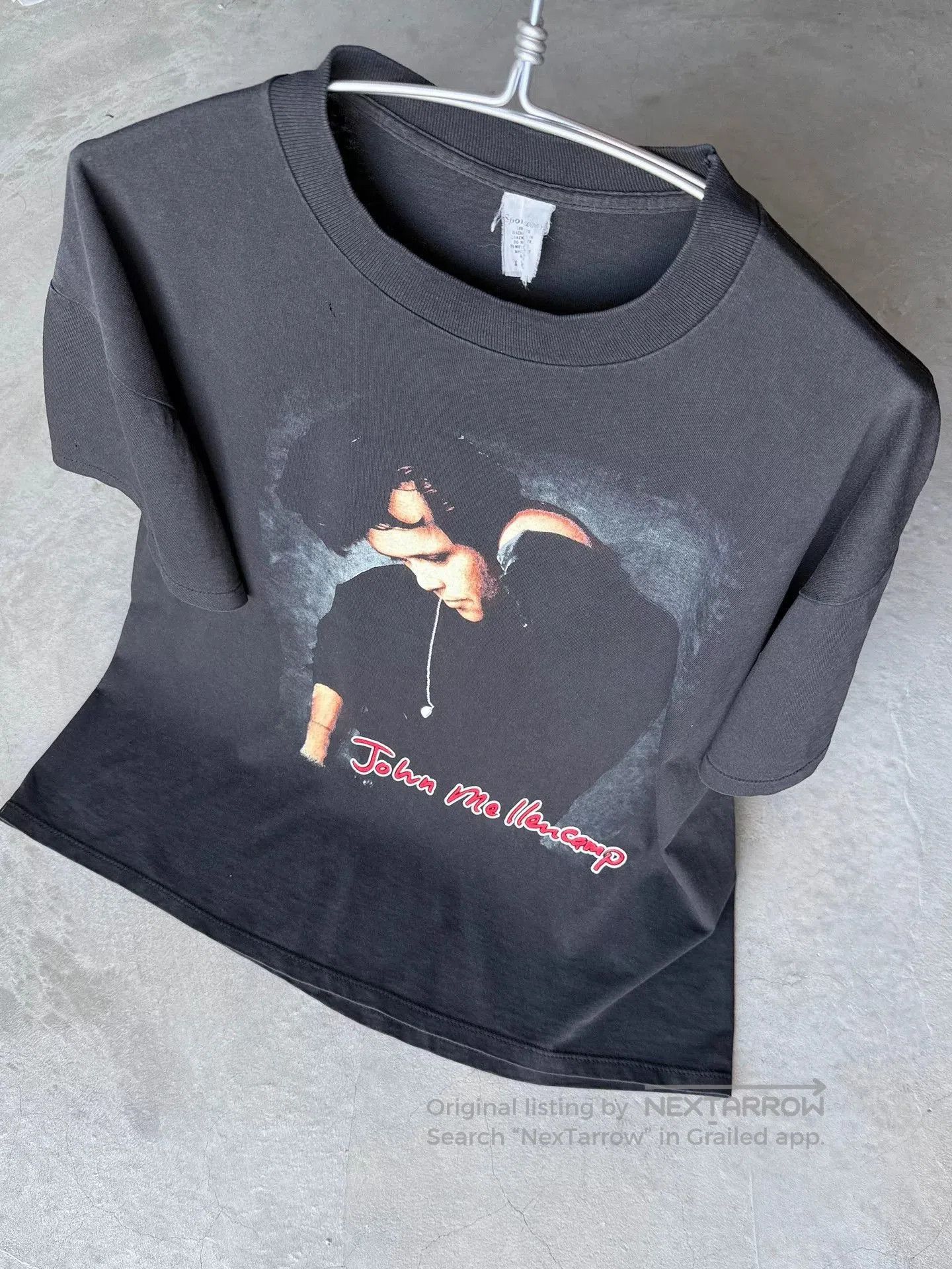 Vintage Vintage 90s John Mellencamp Concert Tee. Size US XL / EU 56 / 4 - 7 Thumbnail