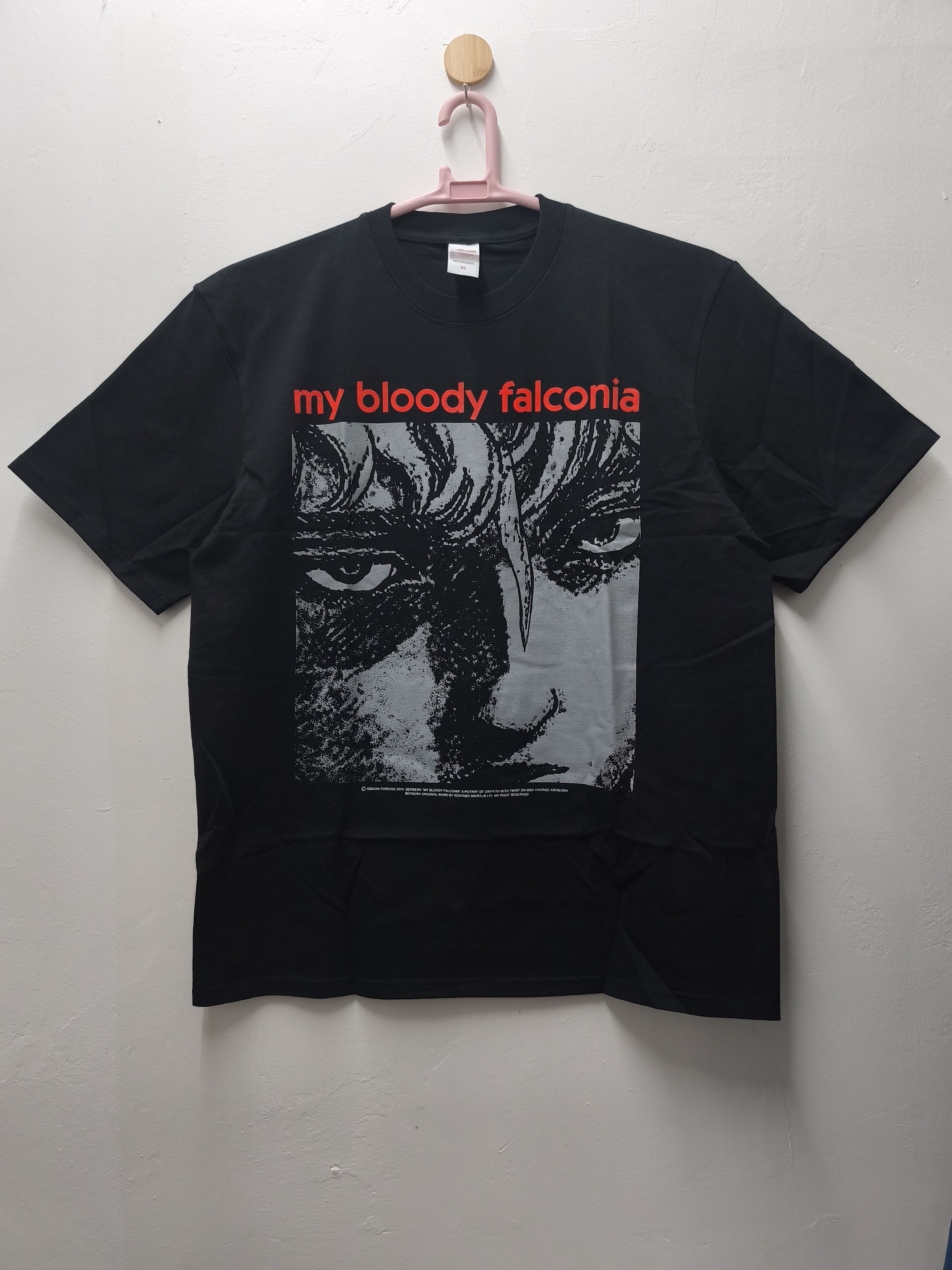 Anime Berserk My Bloody Falconia T-shirt Size US XL / EU 56 / 4 - 1 Thumbnail
