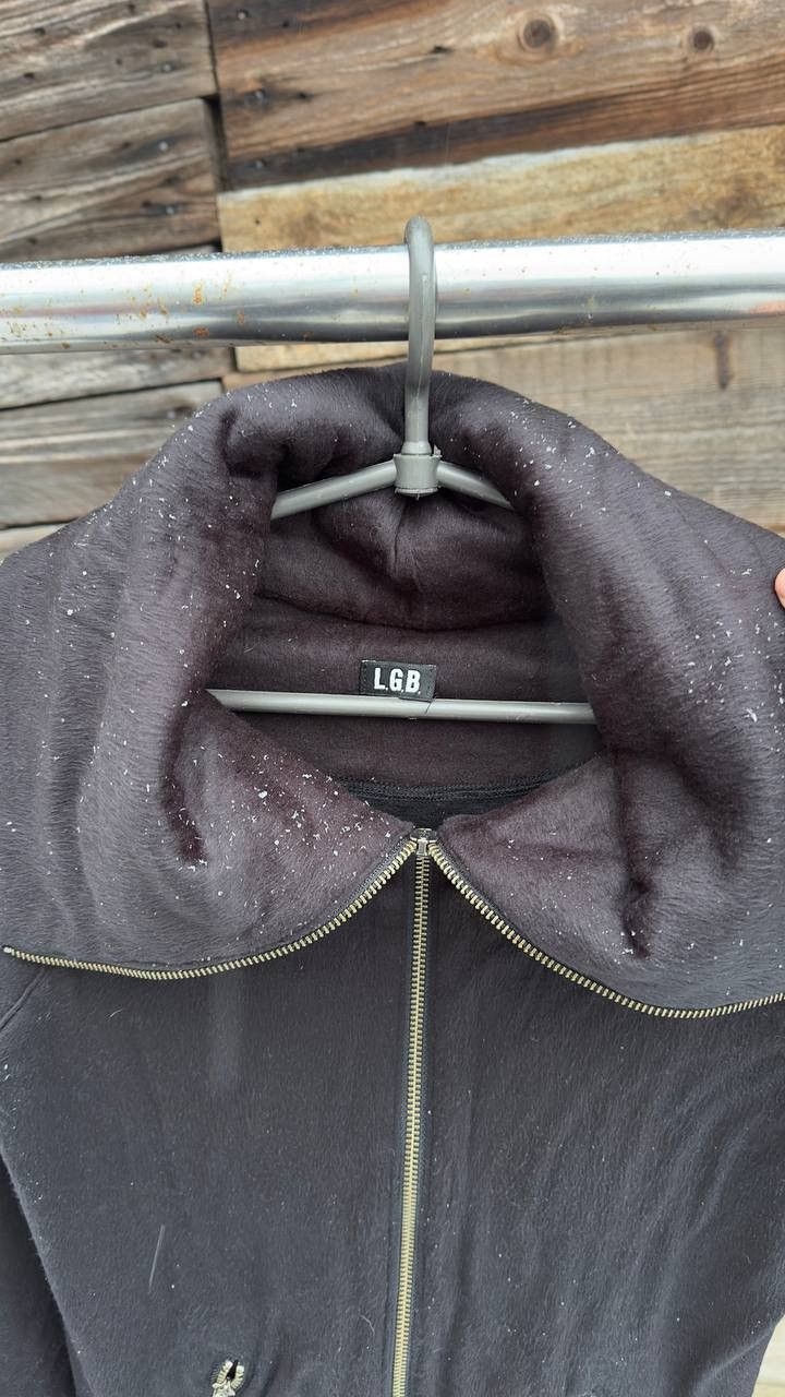 Le Grande Bleu (L.G.B.) Le Grande Bleu Fleece Agnora zip sweatshirt Rick Owens Size US S / EU 44-46 / 1 - 4 Thumbnail