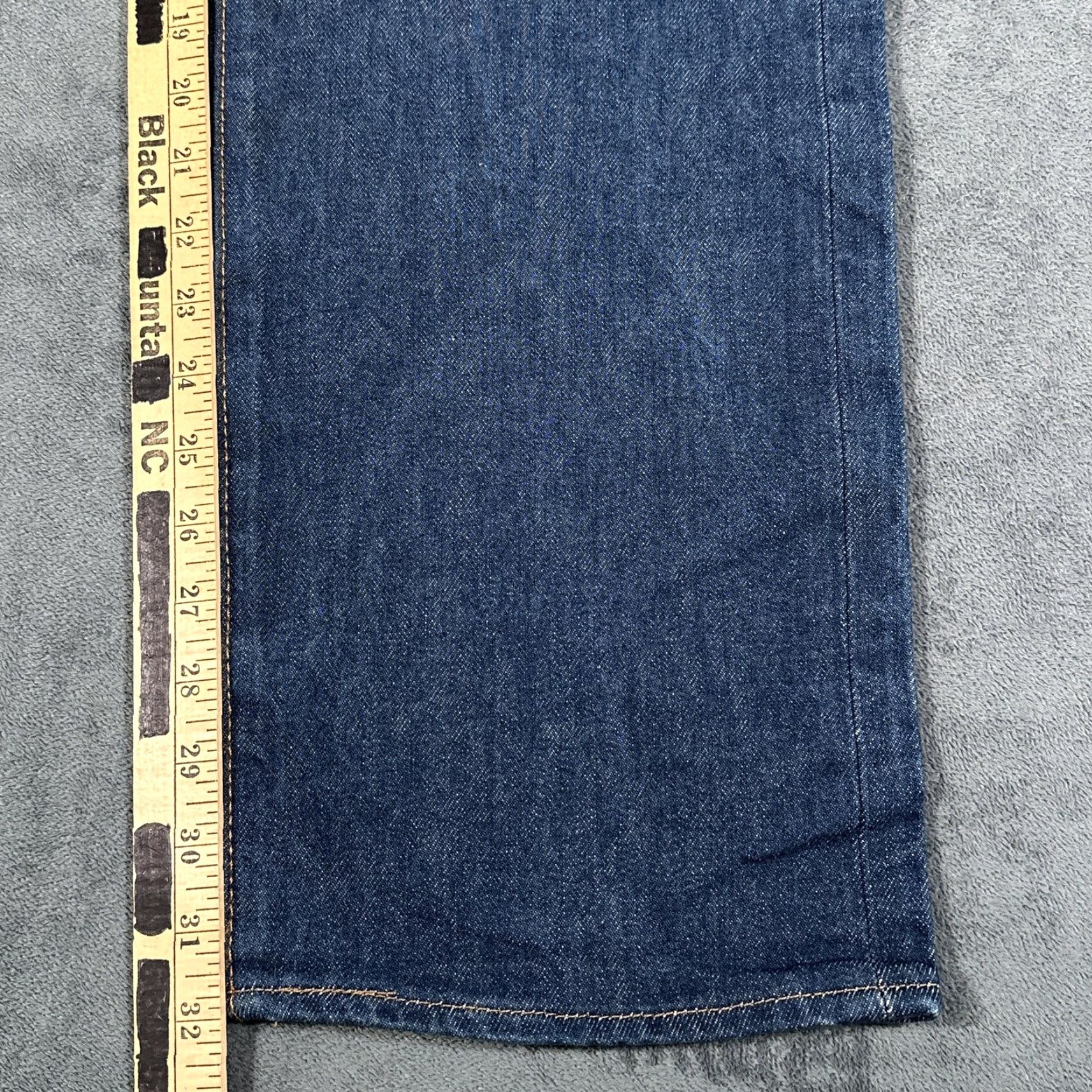 Levi's VINTAGE Levis 501 Jeans Mens 33x32 Blue Straight Leg Button Fly Raw Denim Shrink To Fit Size US 33 - 5 Thumbnail