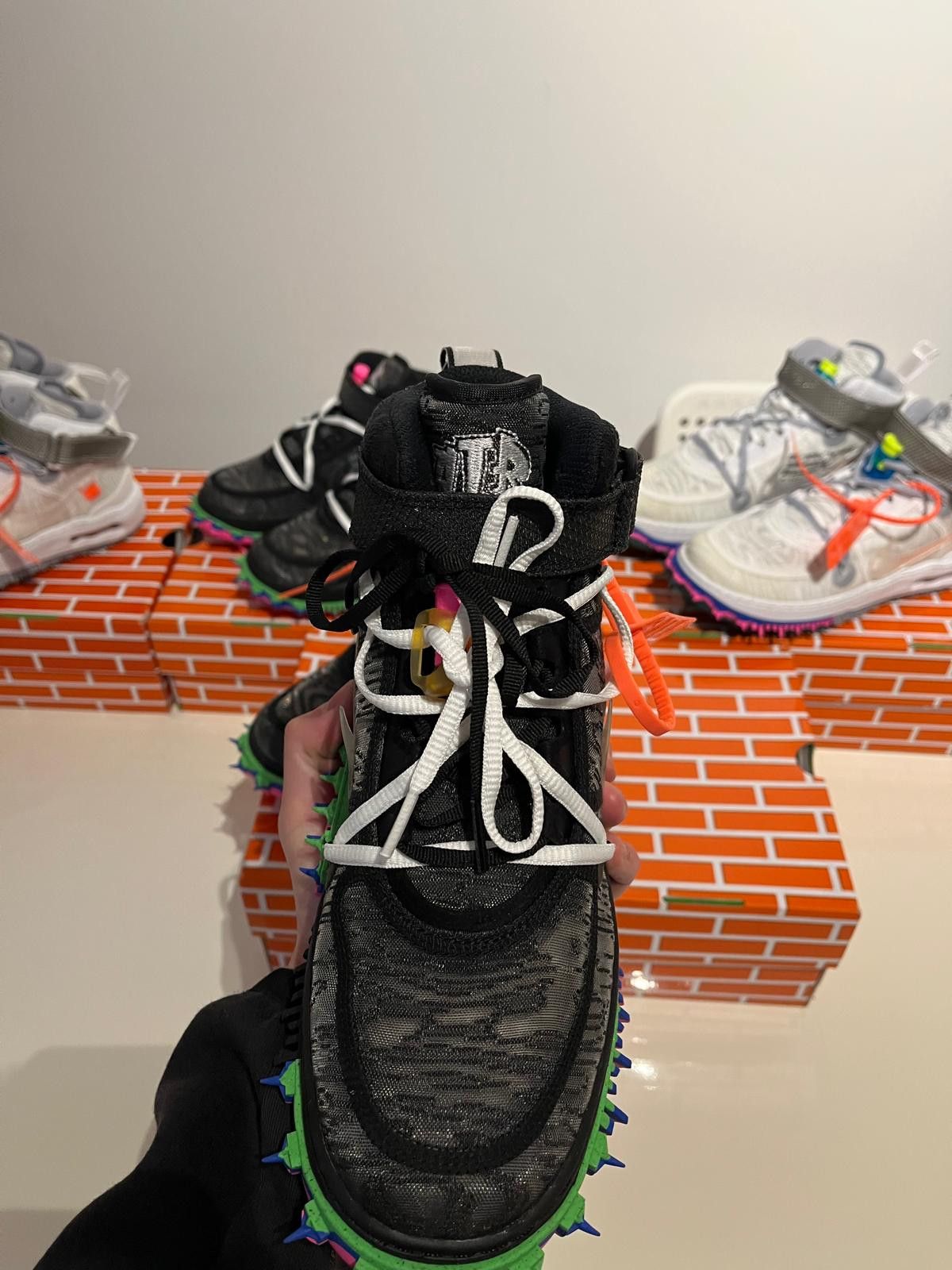 Nike × Off-White Nike Air Force 1 Mid SP Off-White - Black 40.5 Size US 7.5 / EU 40-41 - 9 Thumbnail