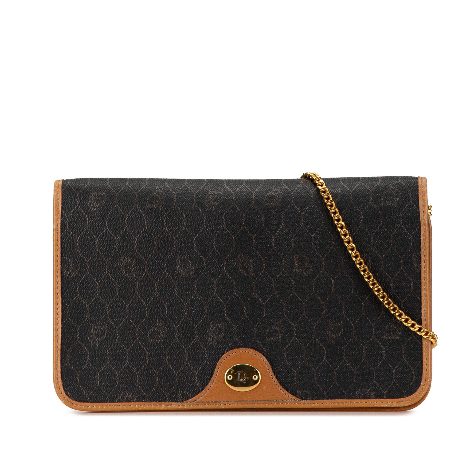 Dior Dior Honeycomb Chain Crossbody Black Size ONE SIZE - 1 Thumbnail