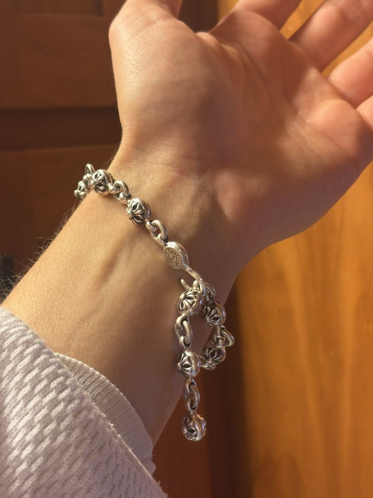 Chrome Hearts Chrome Hearts Cross Ball Bracelet Size ONE SIZE - 5 Thumbnail