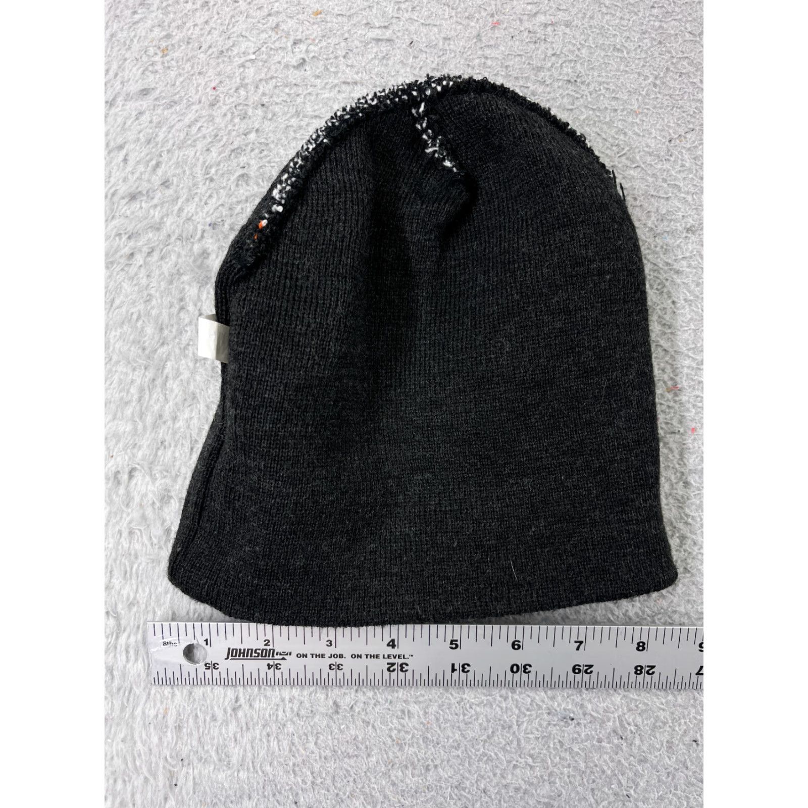 Theory Orange Theory Beanie Adult One Size Gray Knit Embroideredcrylic Logo Beanie Unisex Adults Mens Womens Size ONE SIZE - 6 Thumbnail