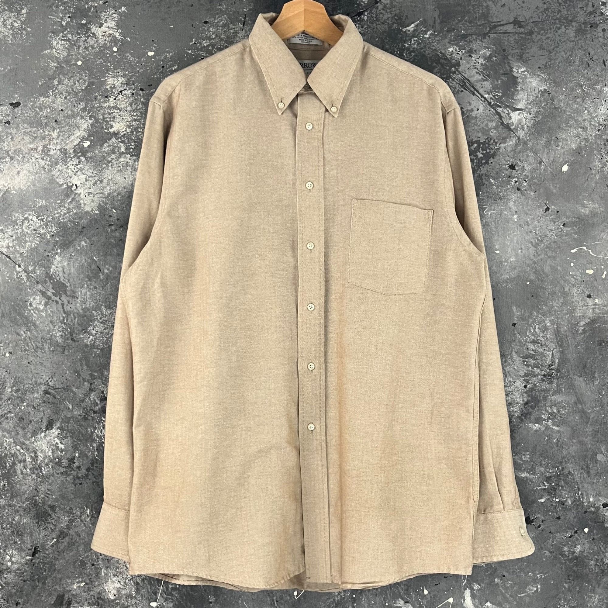 Arrow × Vintage Vintage 90’s Arrow button shirt Size US L / EU 52-54 / 3 - 1 Thumbnail