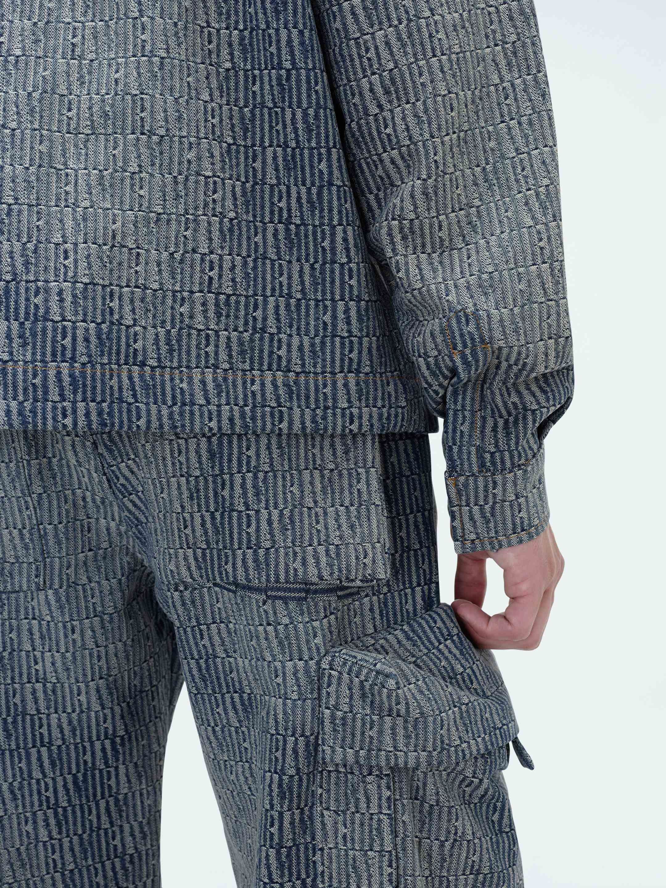 Amiri o1w1db10125 Long Sleeve Cargo Shirt in Indigo Size US M / EU 48-50 / 2 - 6 Thumbnail