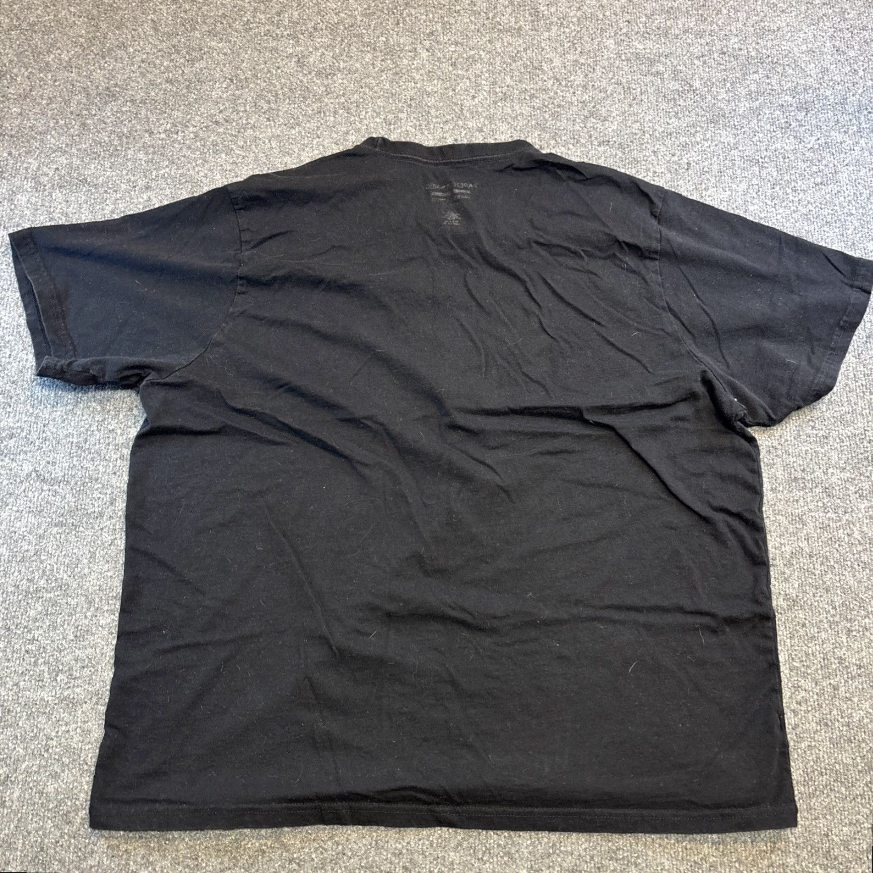 Vintage PAPER PLANES T-Shirt Black 3XL Diamond Stripes Crew Neck Men Streetwear Grunge, Reflective, Love Size US XXL / EU 58 / 5 - 5 Thumbnail