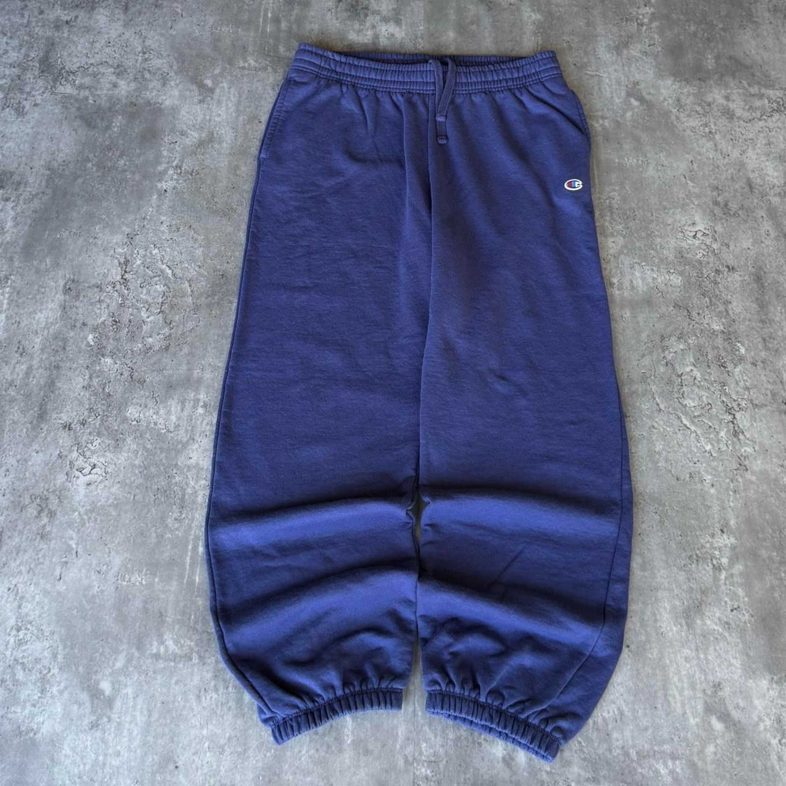 Champion × Vintage Vintage Y2K Champion Baggy Blue Grunge Opium Sweatpants Size US 34 / EU 50 - 1 Thumbnail