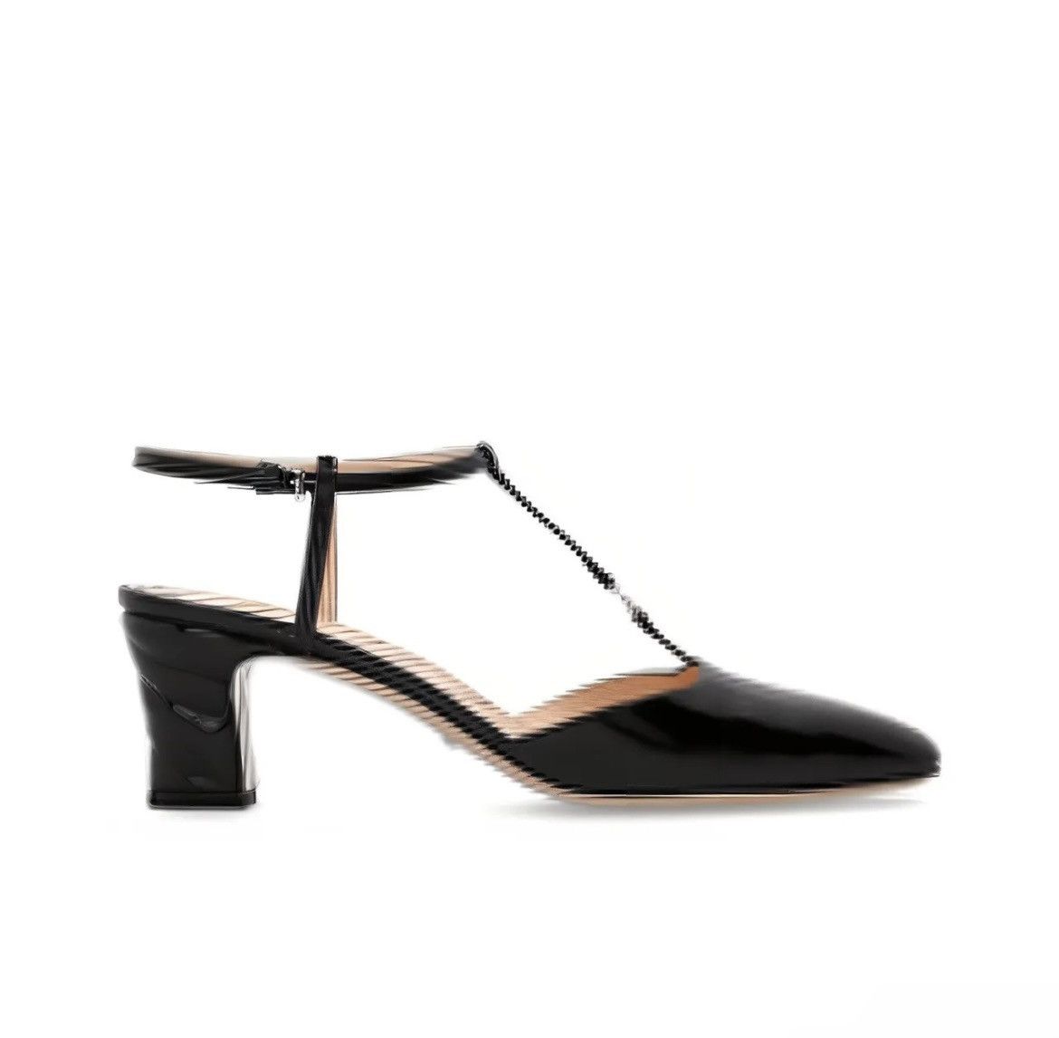 Gucci Gucci Double G T-Bar Patent Leather Pumps size 39 Size US 9 / IT 39 - 1 Thumbnail