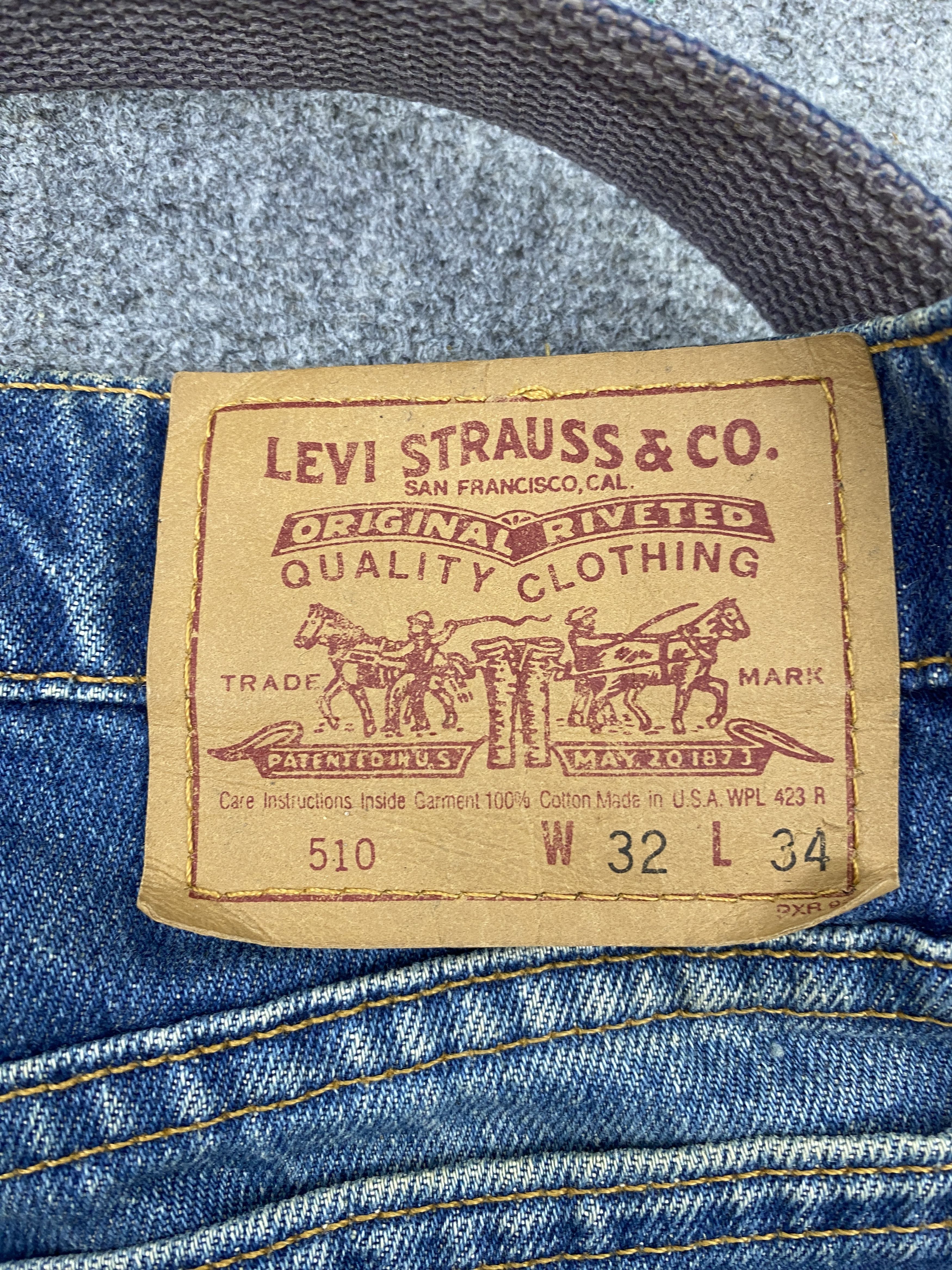 Handmade × Levi's × Vintage Vintage Levi's Jeans Custom Handmade Cossbody Bag BG0105 Size ONE SIZE - 13 Thumbnail