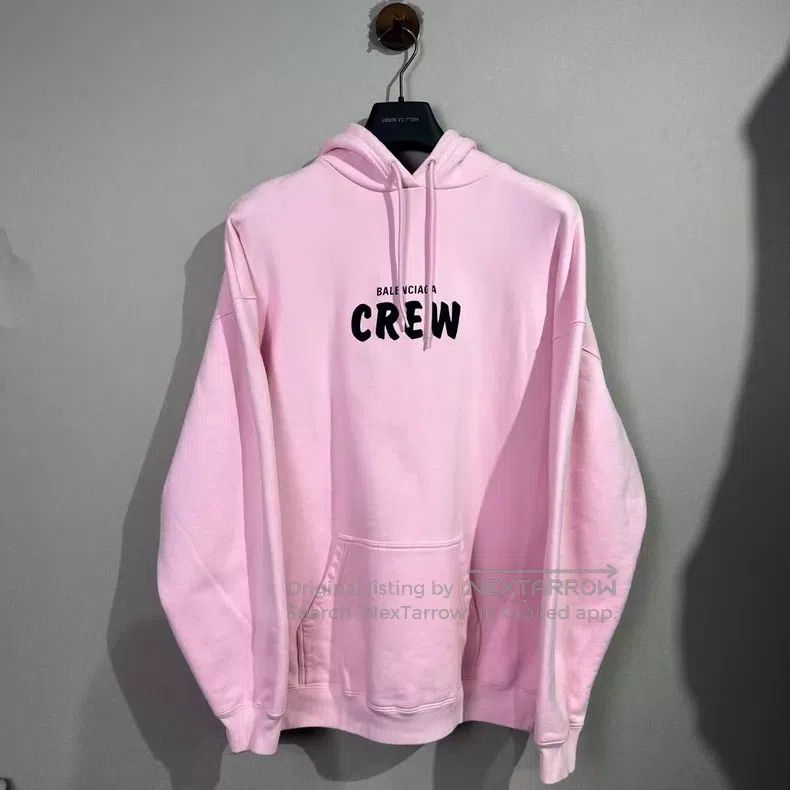 Balenciaga Balenciaga Pink Crew Hoodie Sweatshirt Size US XS / EU 42 / 0 - 1 Thumbnail