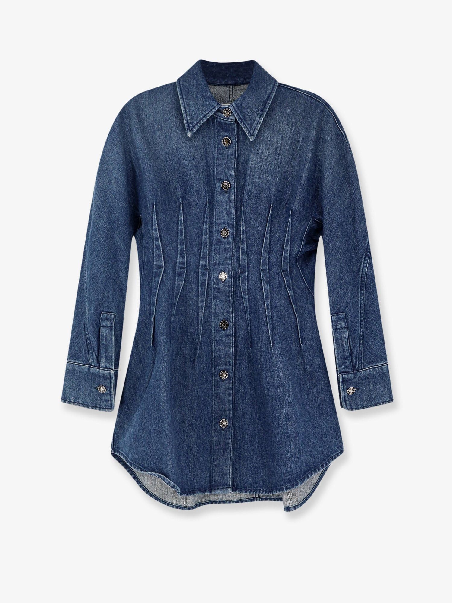 Givenchy Denim Chemisier Dress Size XS / US 0-2 / IT 36-38 - 1 Thumbnail