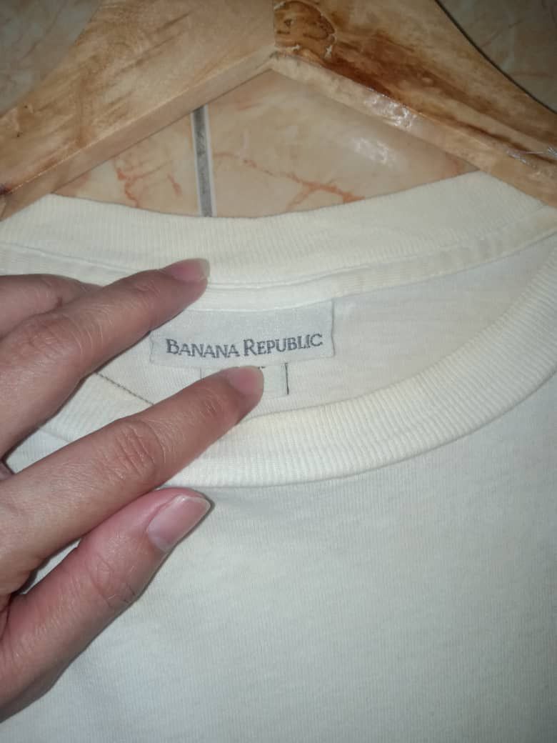 Vintage Vintage 90’s Banana Republic USA Tshirt single stich Size US L / EU 52-54 / 3 - 2 Thumbnail