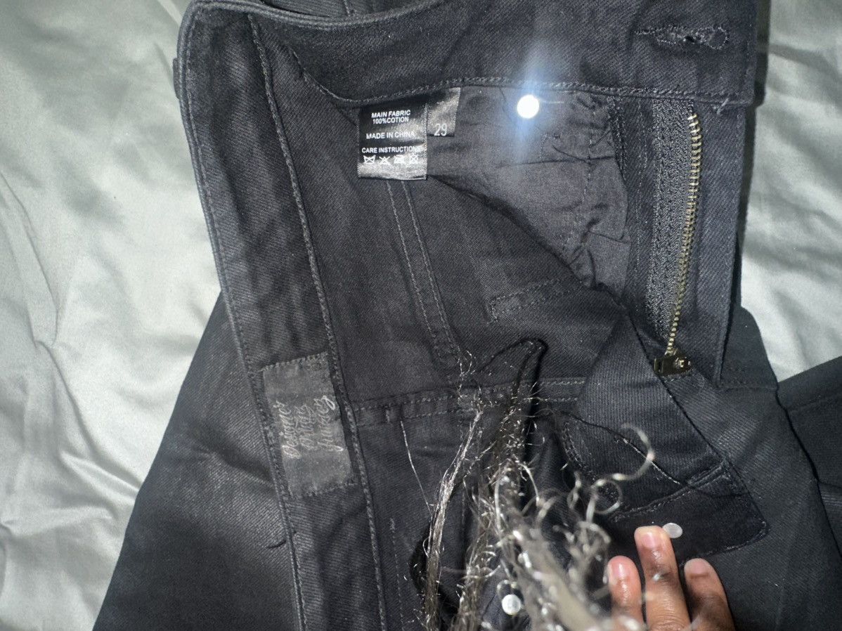 Japanese Brand × Vintage Flare black pants Size US 29 - 5 Thumbnail