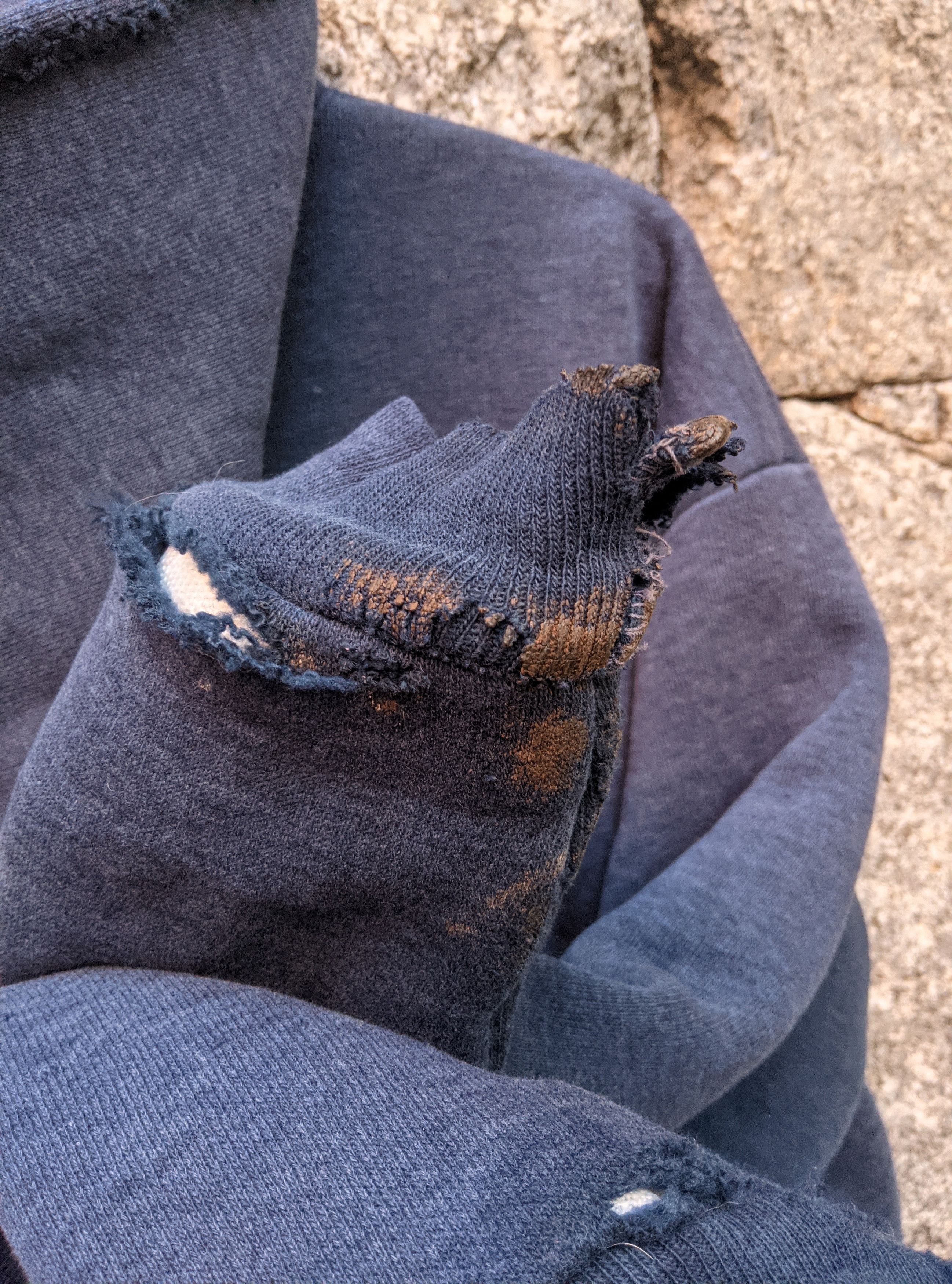 Vintage Vintage 60s thrashed hoodie thermal sun fade distressed Size US M / EU 48-50 / 2 - 16 Thumbnail