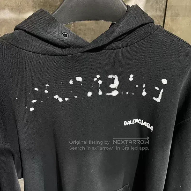 Balenciaga Balenciaga Graffiti Logo Hoodie Size US M / EU 48-50 / 2 - 3 Thumbnail