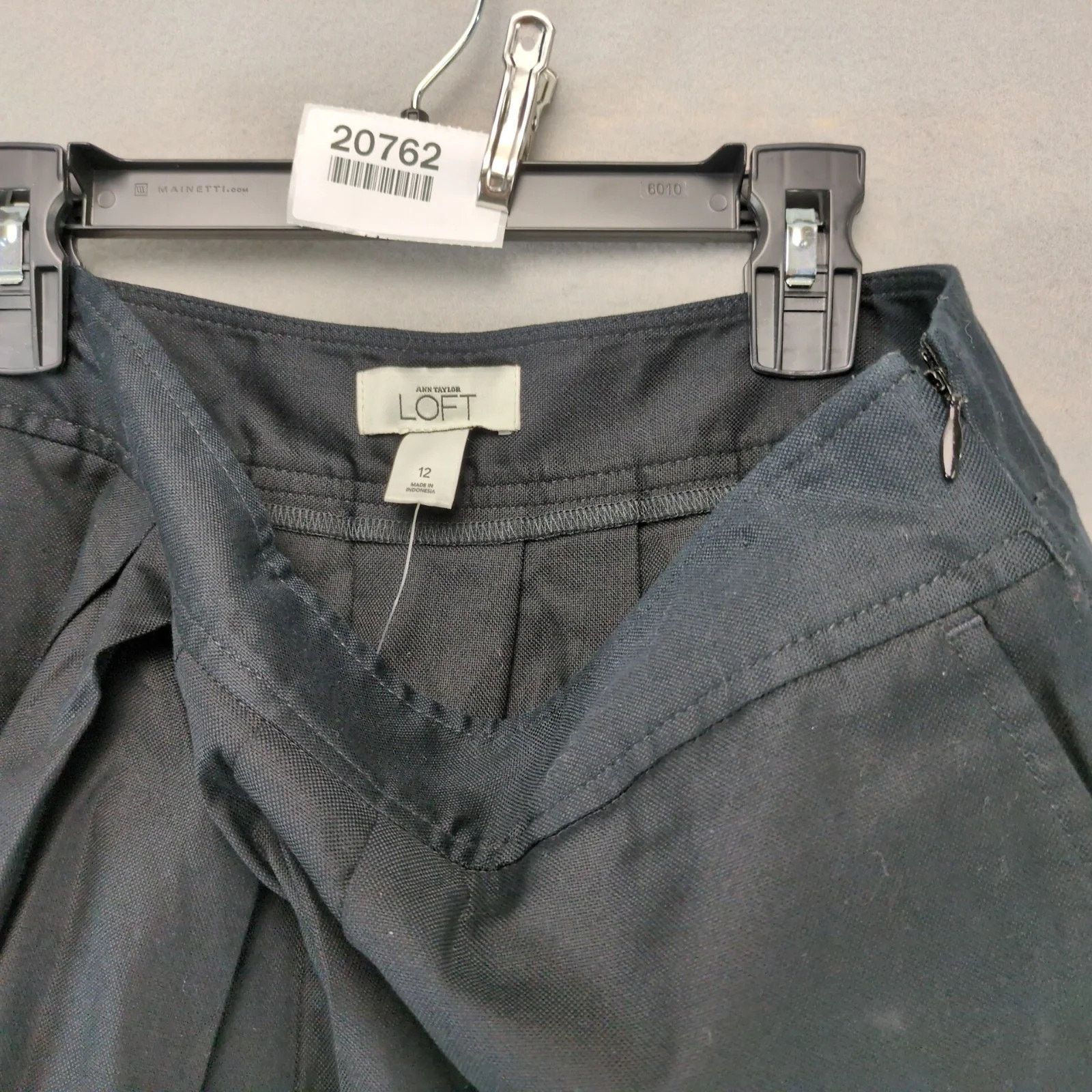 Ann Taylor NWT Ann Taylor Loft Black Pleated A-Line Mini Skirt Sz 12 Size 34" / US 12 / IT 48 - 9 Thumbnail