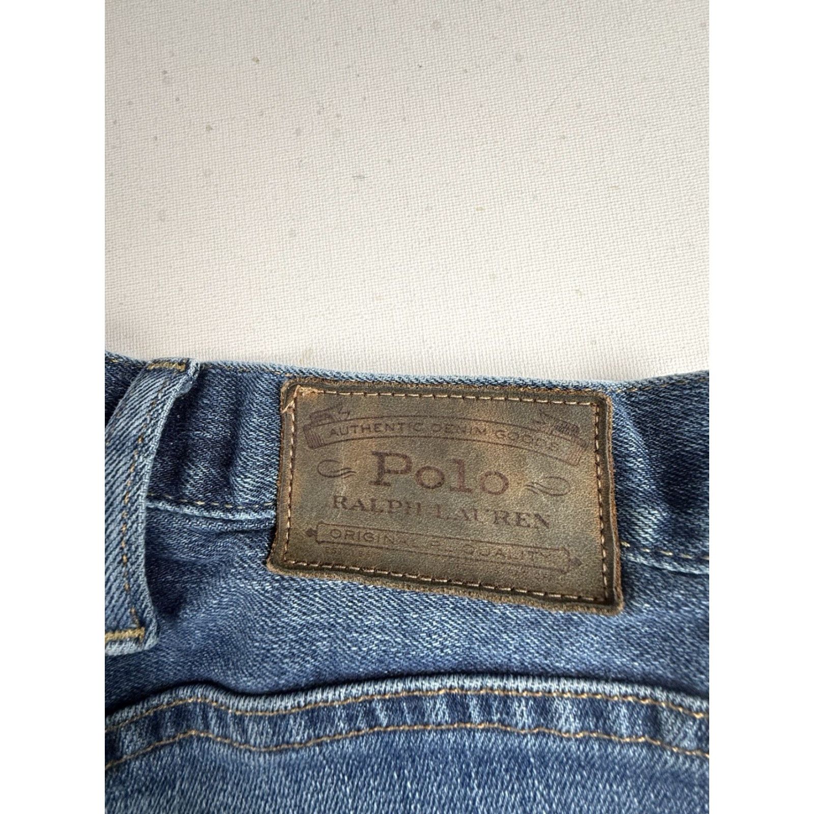 Polo Ralph Lauren Polo Ralph Lauren Jeans Hampton Straight 42T Big & Tall Denim 36 In Light Stonewashed Medium-Light Blue Men Size US XL / EU 56 / 4 - 2 Thumbnail