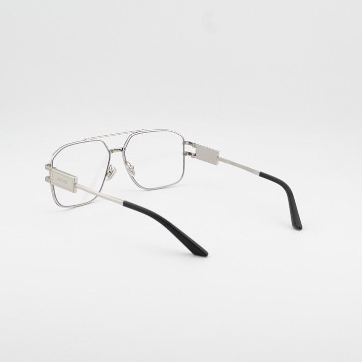 Versace Versace VE1302 1000 Eyeglasses Silver 59mm Aviator Frame Size ONE SIZE - 10 Thumbnail