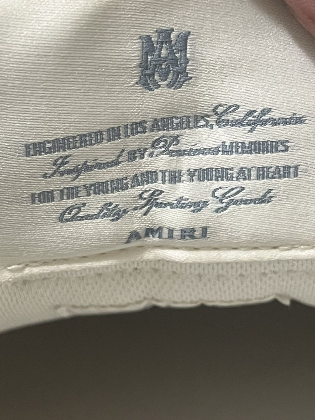 Amiri Amiri Pacific Bones Sneakers Sz 44(11us) Size US 11 / EU 44 - 15 Thumbnail