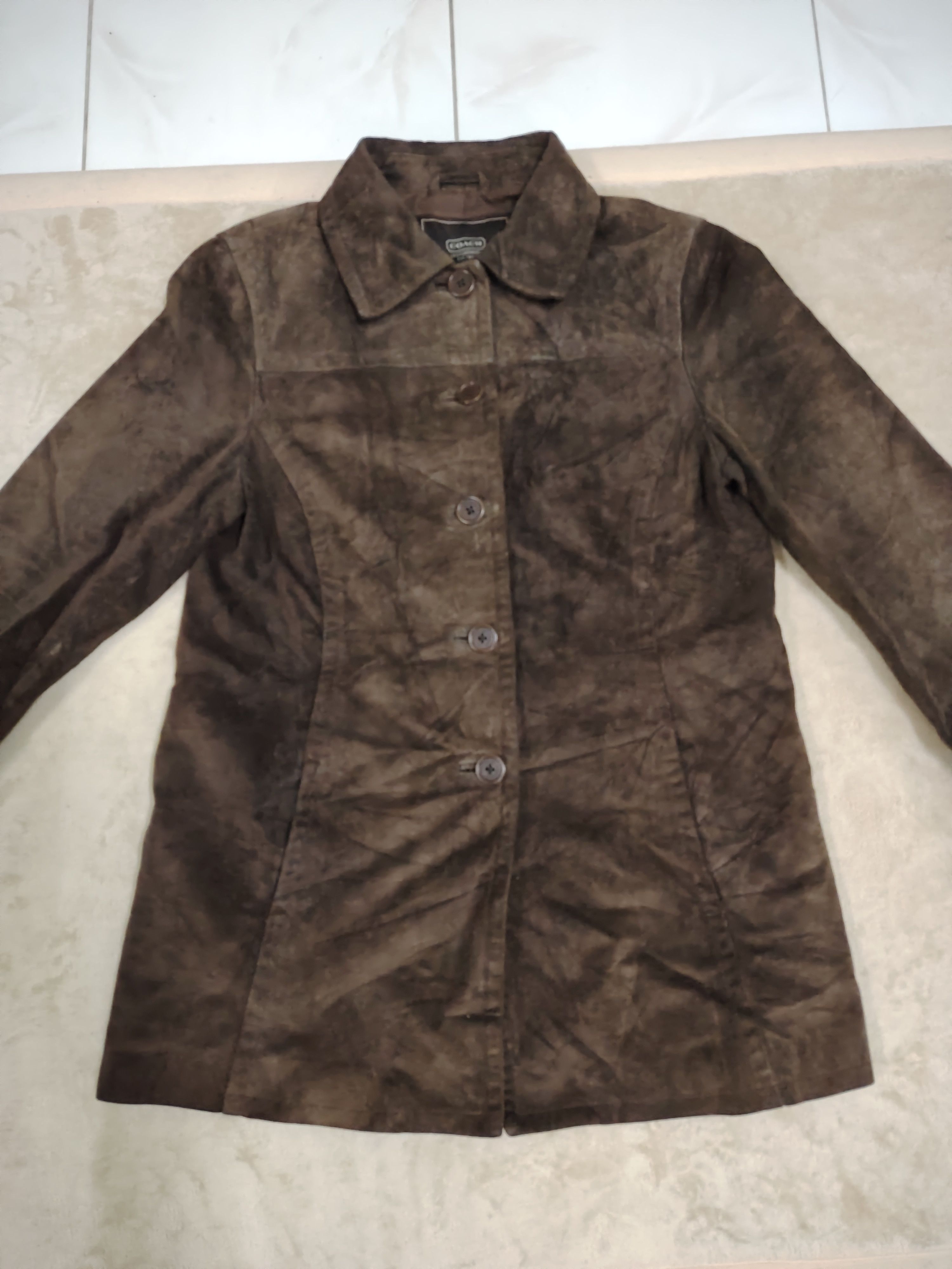 Coach Coach Suede Leather Button Up Jacket Size M / US 6-8 / IT 42-44 - 5 Thumbnail