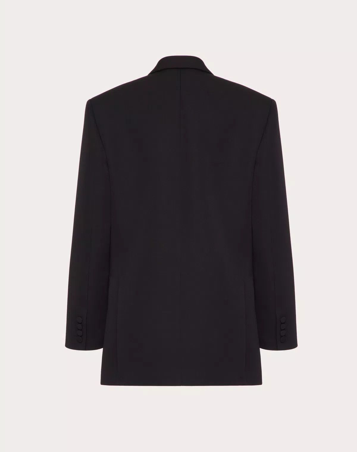 Valentino o1s1wg110625 Blazer In Grisaille in Black Size M / US 6-8 / IT 42-44 - 2 Thumbnail