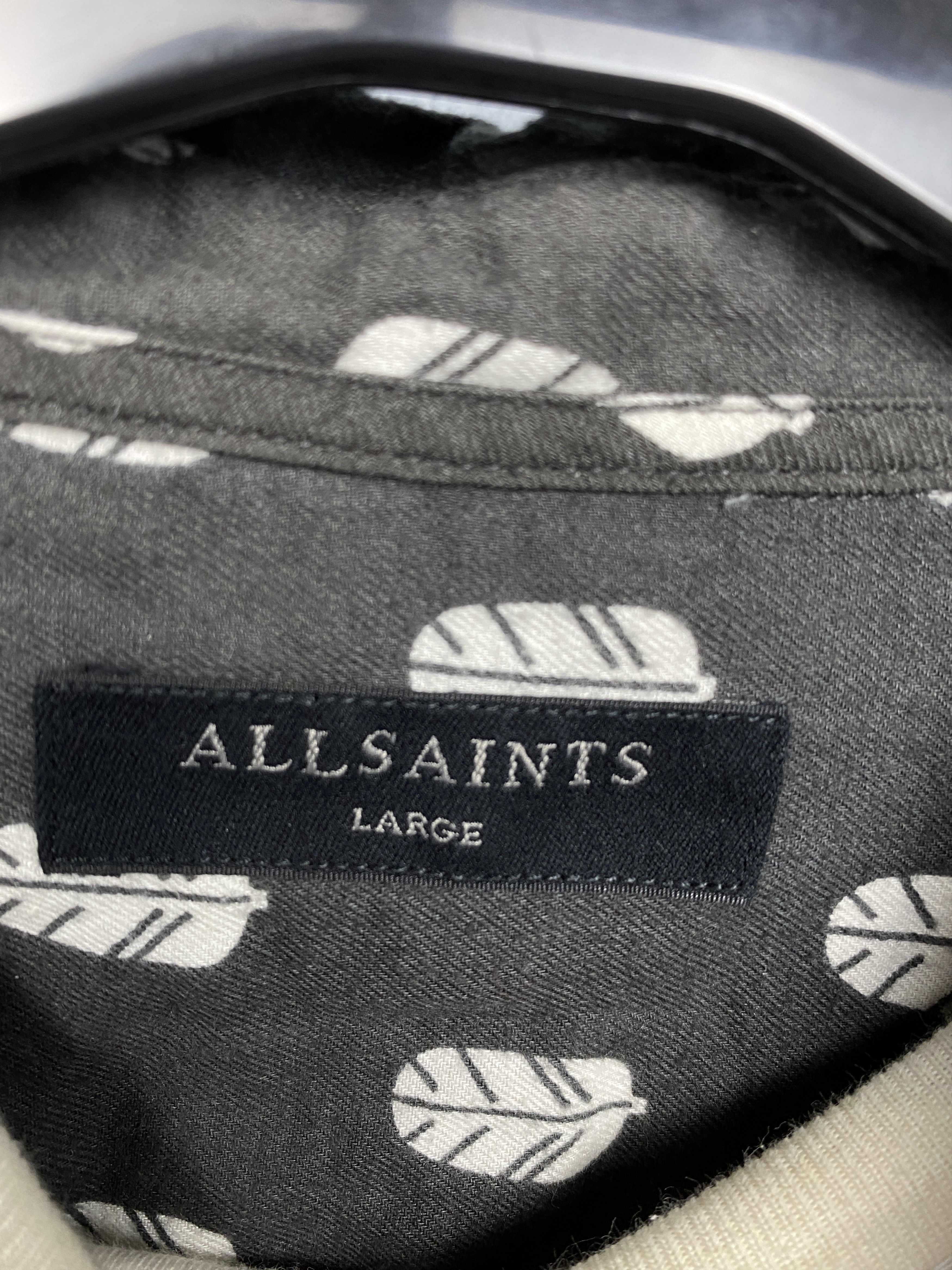 Allsaints × Flannel Allsaints Mens Altus Flannel Shirt Size US L / EU 52-54 / 3 - 3 Thumbnail