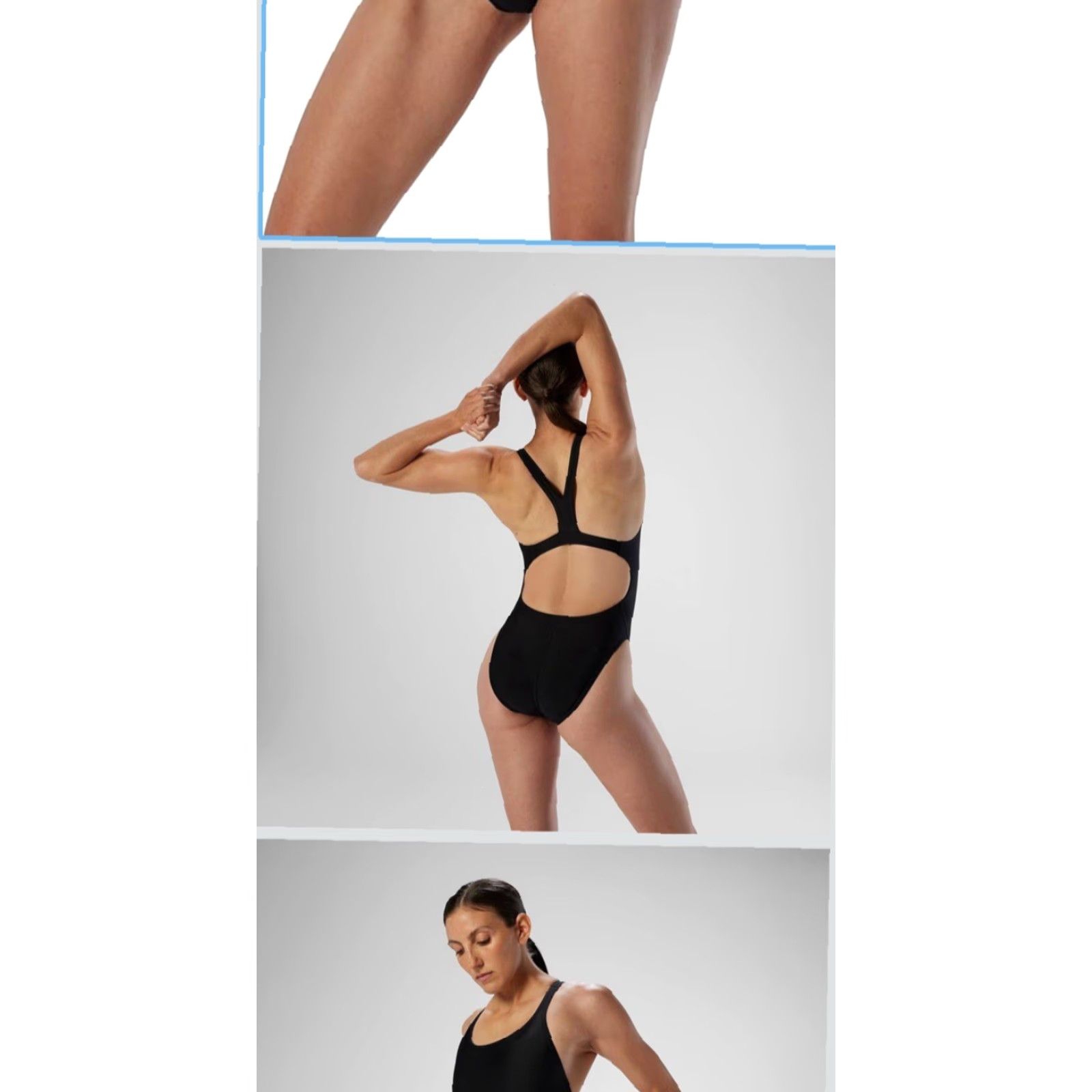 Speedo NWT Speedo Womens Swimsuit One Piece Prolt Super Pro Solid Adult Black Sz 28 Size ONE SIZE - 3 Thumbnail