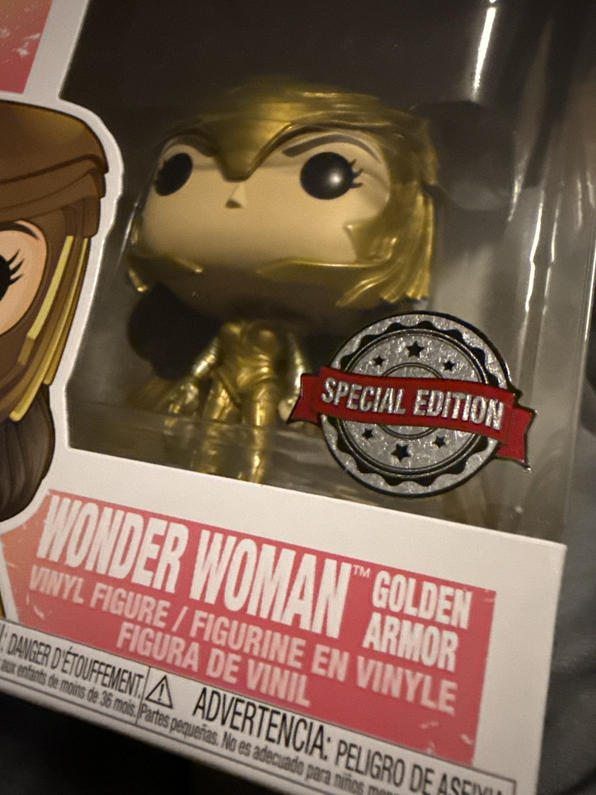 POP MART Funko Pop #330 Pop Heroes Wonder Woman GOLDEN ARMOR WW84 NEW Size ONE SIZE - 8 Thumbnail