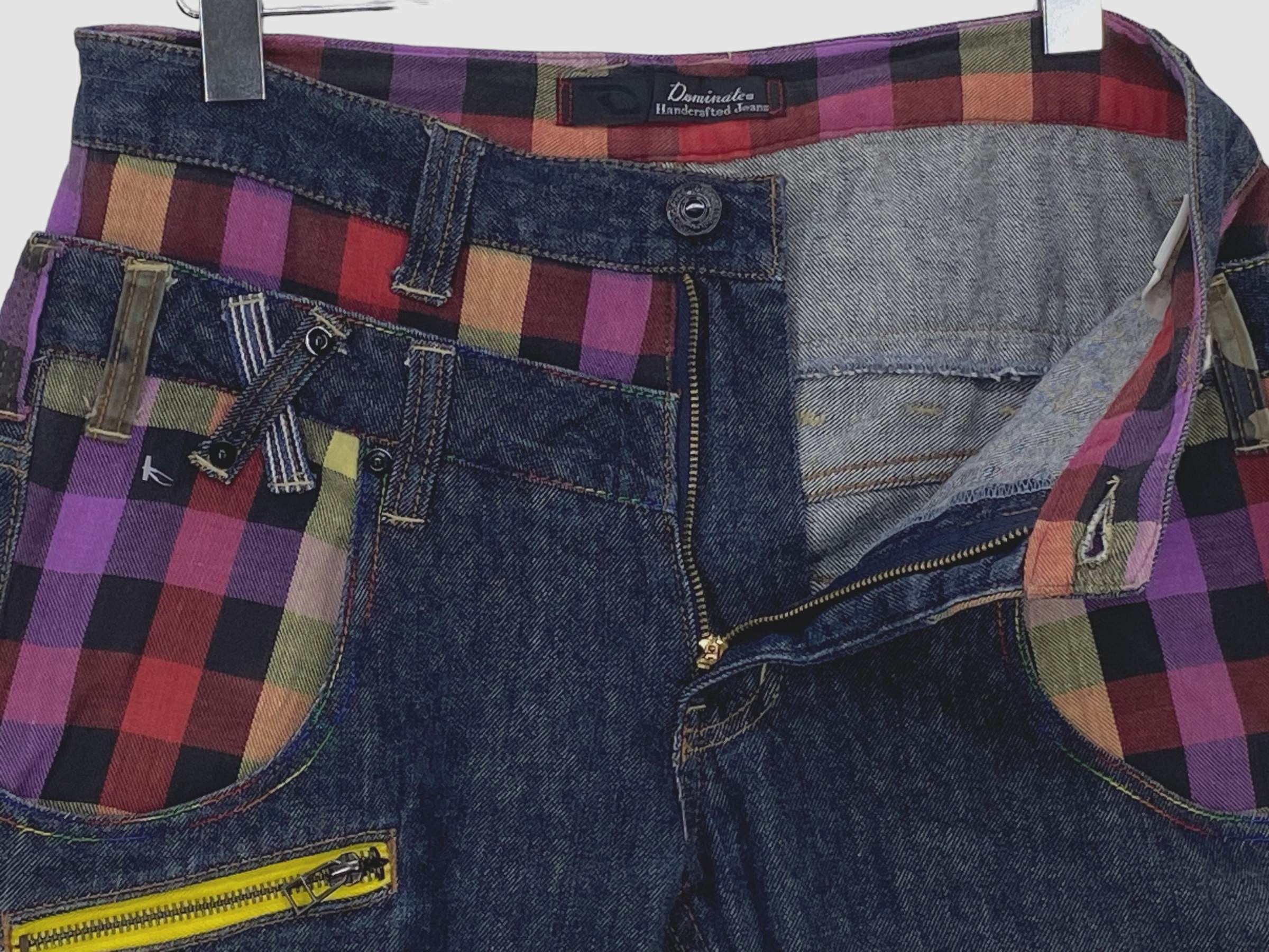 Japanese Brand Dominates Jeans Double Waist Jeans Japanese Jeans Size US 31 - 4 Thumbnail