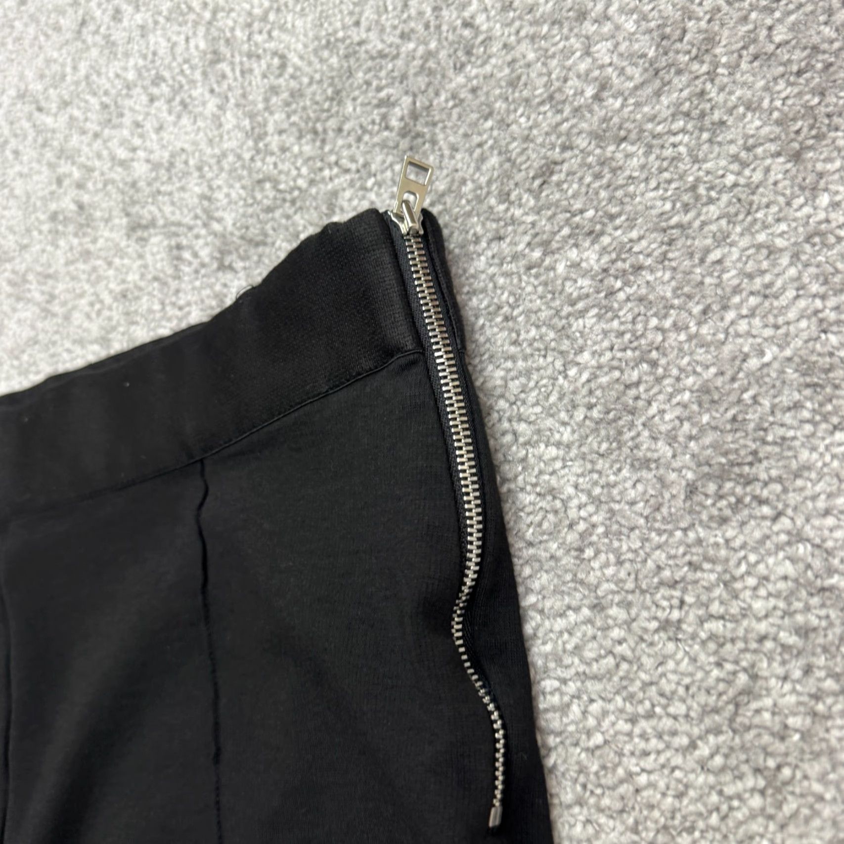 Everlane Everlane Pants Womens Medium Black Side Zip Ponte Crop Ankle Straight Work Size 32" / US 10 / IT 46 - 4 Thumbnail