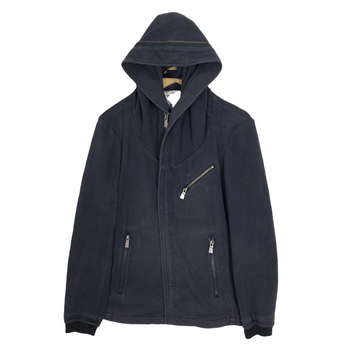 Katharine Hamnett London Vintage Katharine Hamnett London Cut & Sewn Hooded Sweater Size L / US 10 / IT 46 - 1 Thumbnail
