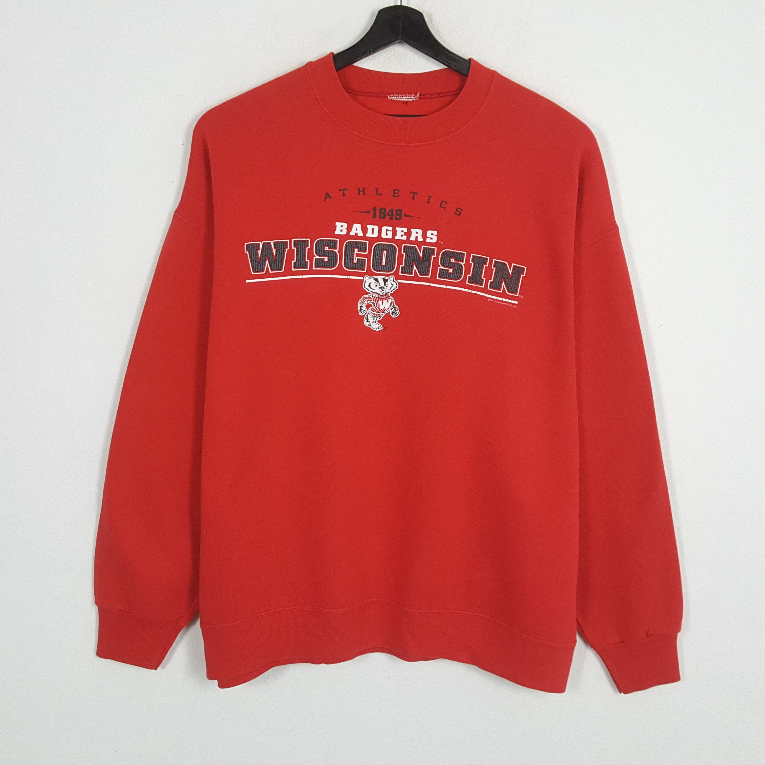 NFL × Vintage BADGERS WISCONSIN NFL Football Vintage Sweatshirt Size US XXL / EU 58 / 5 - 1 Thumbnail