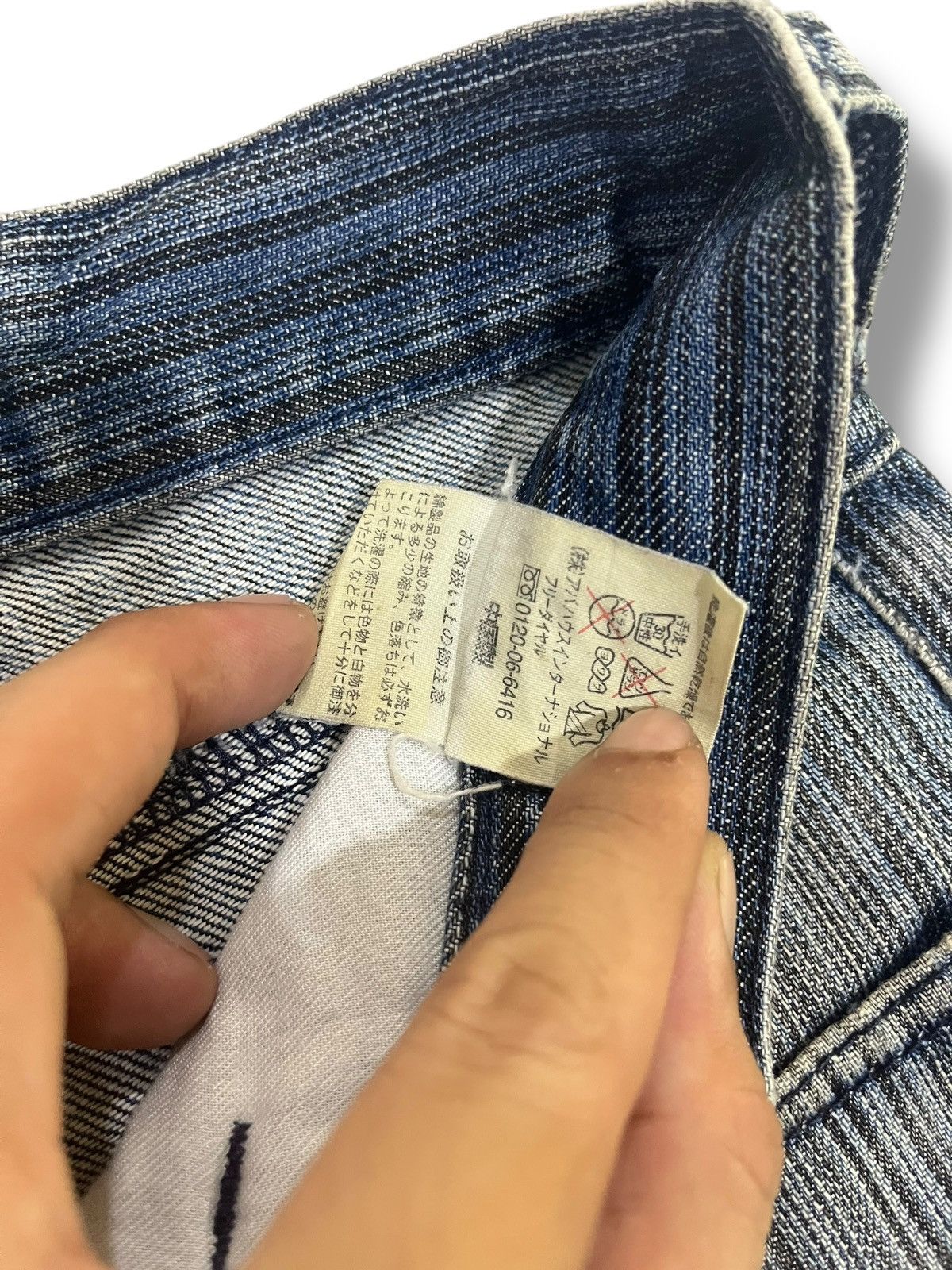Hysteric Glamour FLARE💥 ABAHOUSE RUSTY WASHED BLUE DENIM Size US 32 / EU 48 - 8 Thumbnail