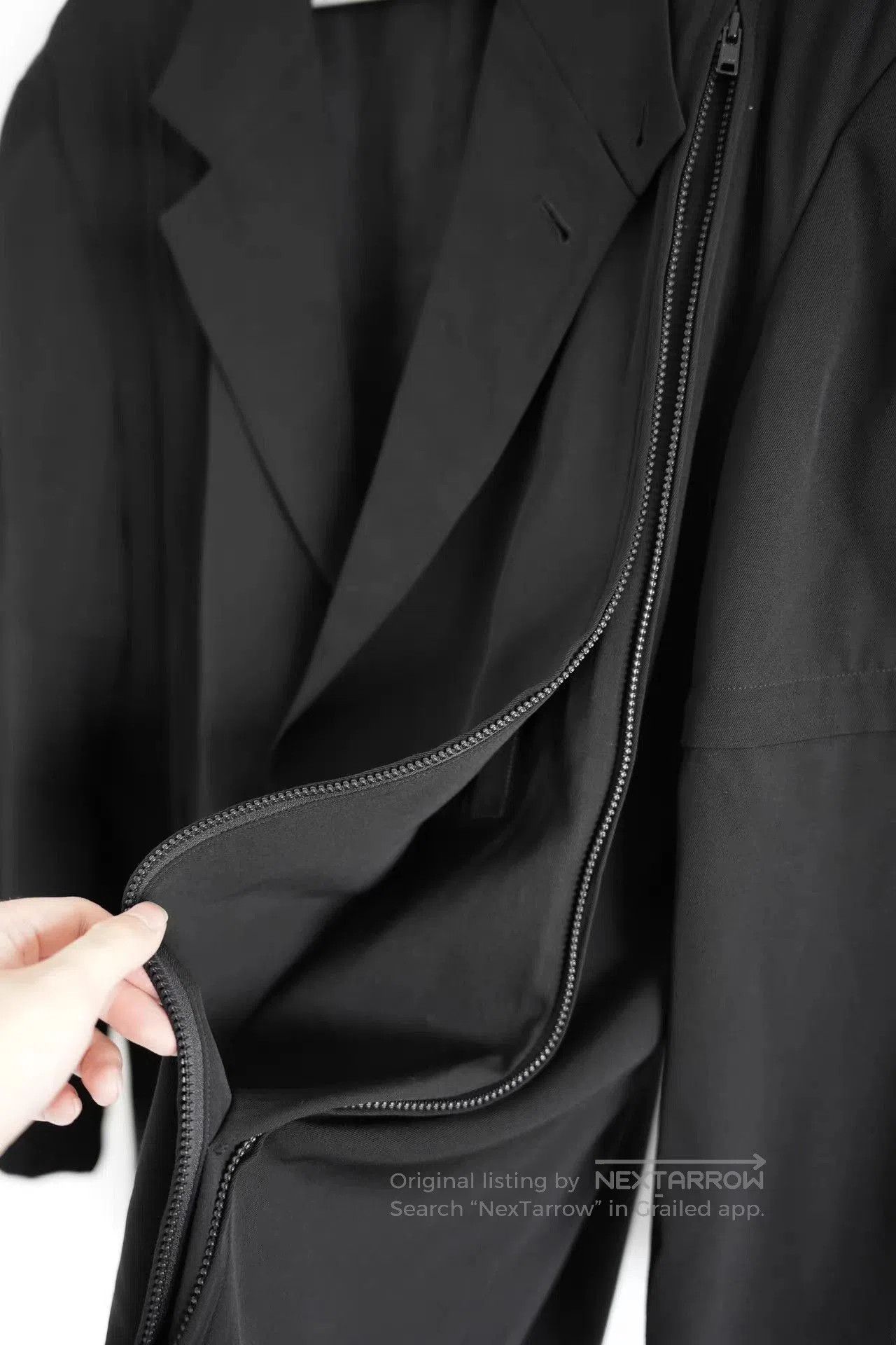 Yohji Yamamoto Black Button. Size US S / EU 44-46 / 1 - 3 Thumbnail