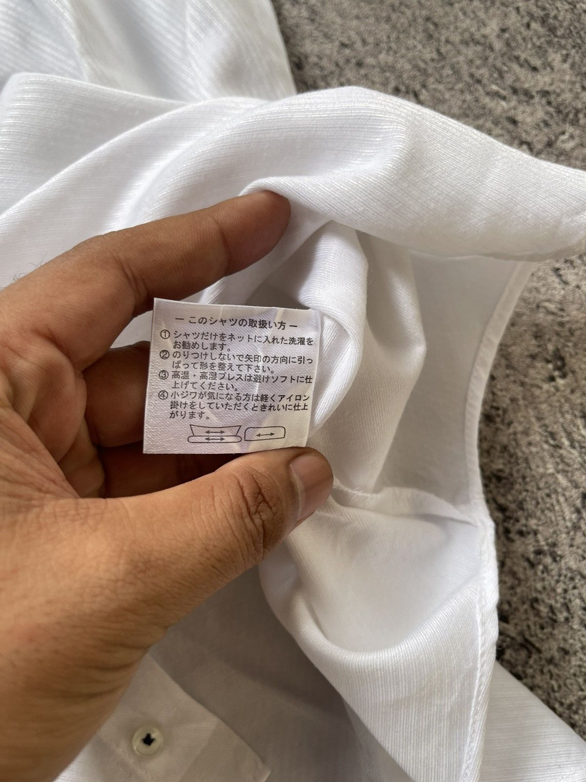 Japanese Brand Y’SACSNY WHITE BASIC SHIRT Size US L / EU 52-54 / 3 - 8 Thumbnail
