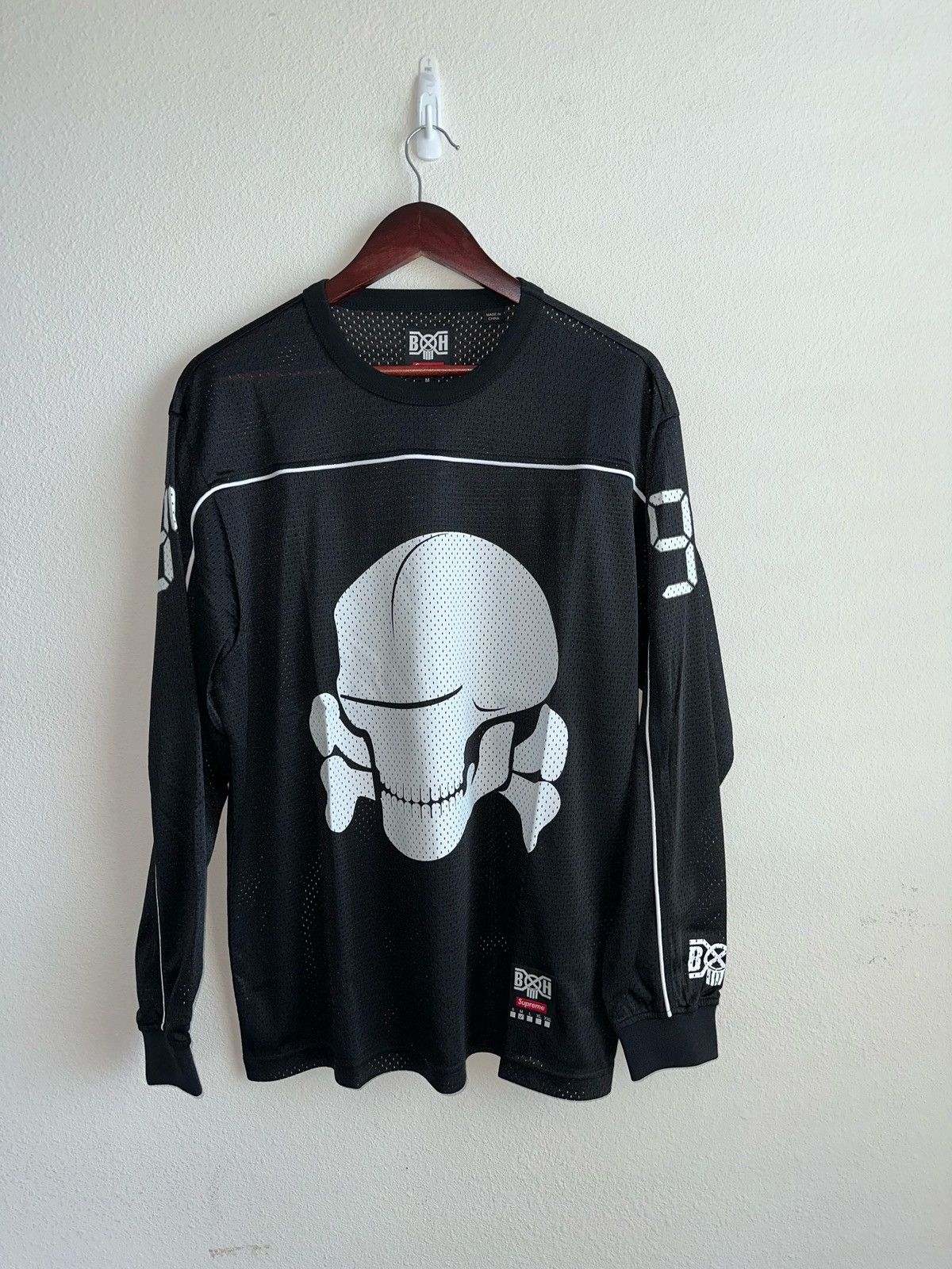 image of Bounty Hunter Mesh Moto Jersey in Black, Men's (Size Medium)