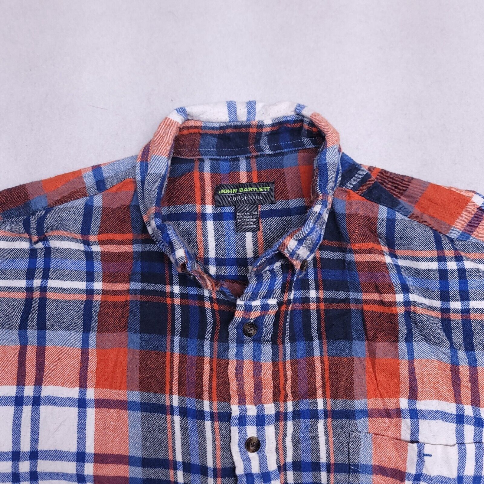 John Bartlett John Bartlett Madras Flannel Shirt Mens Size Extra Large XL Size US XL / EU 56 / 4 - 1 Thumbnail