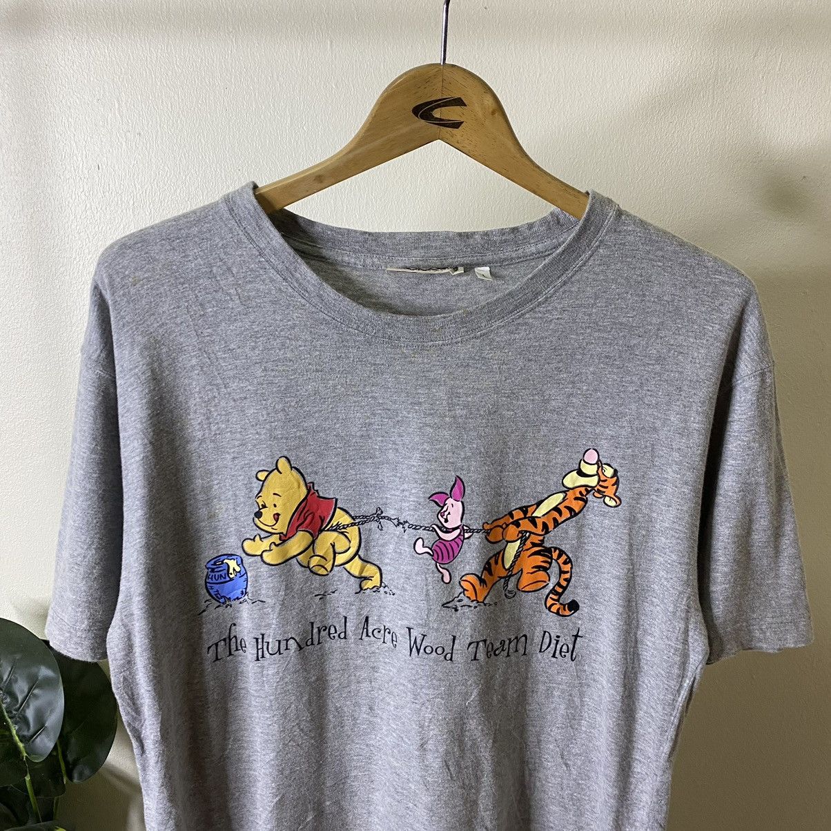 Disney × Vintage Vintage 1990s Disney Winnie The Pooh Cartoon Tee Size US M / EU 48-50 / 2 - 2 Thumbnail