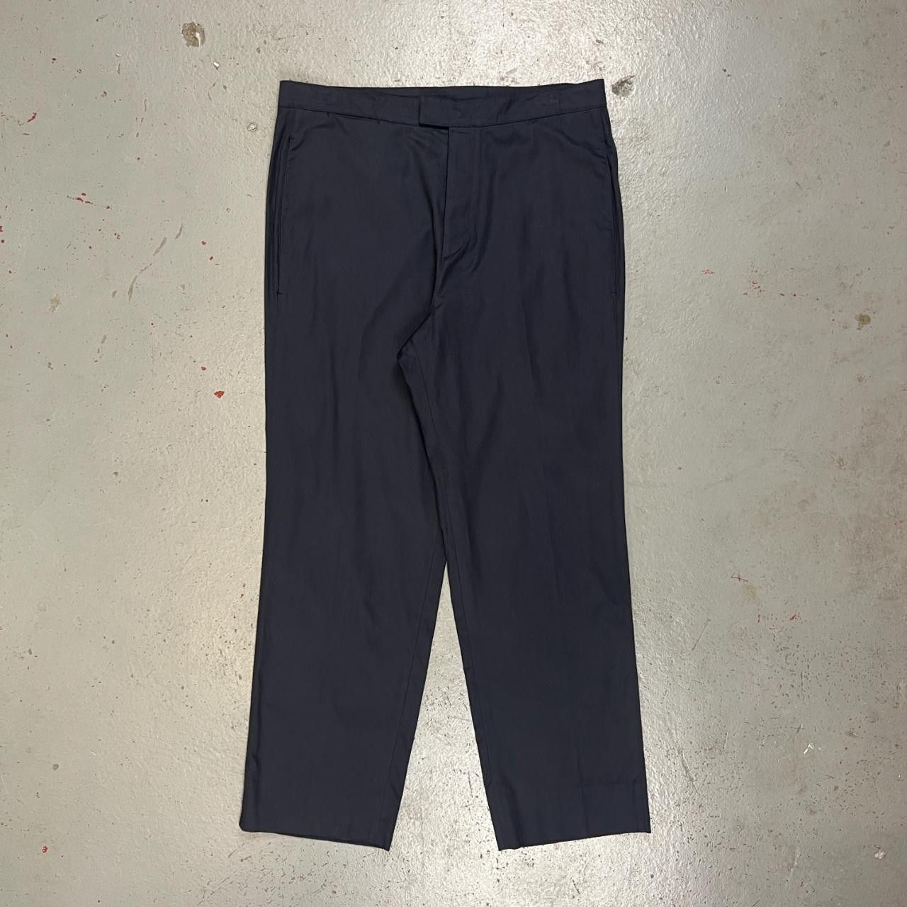 image of Miu Miu Navy Velcro Trousers, Men's (Size 34)