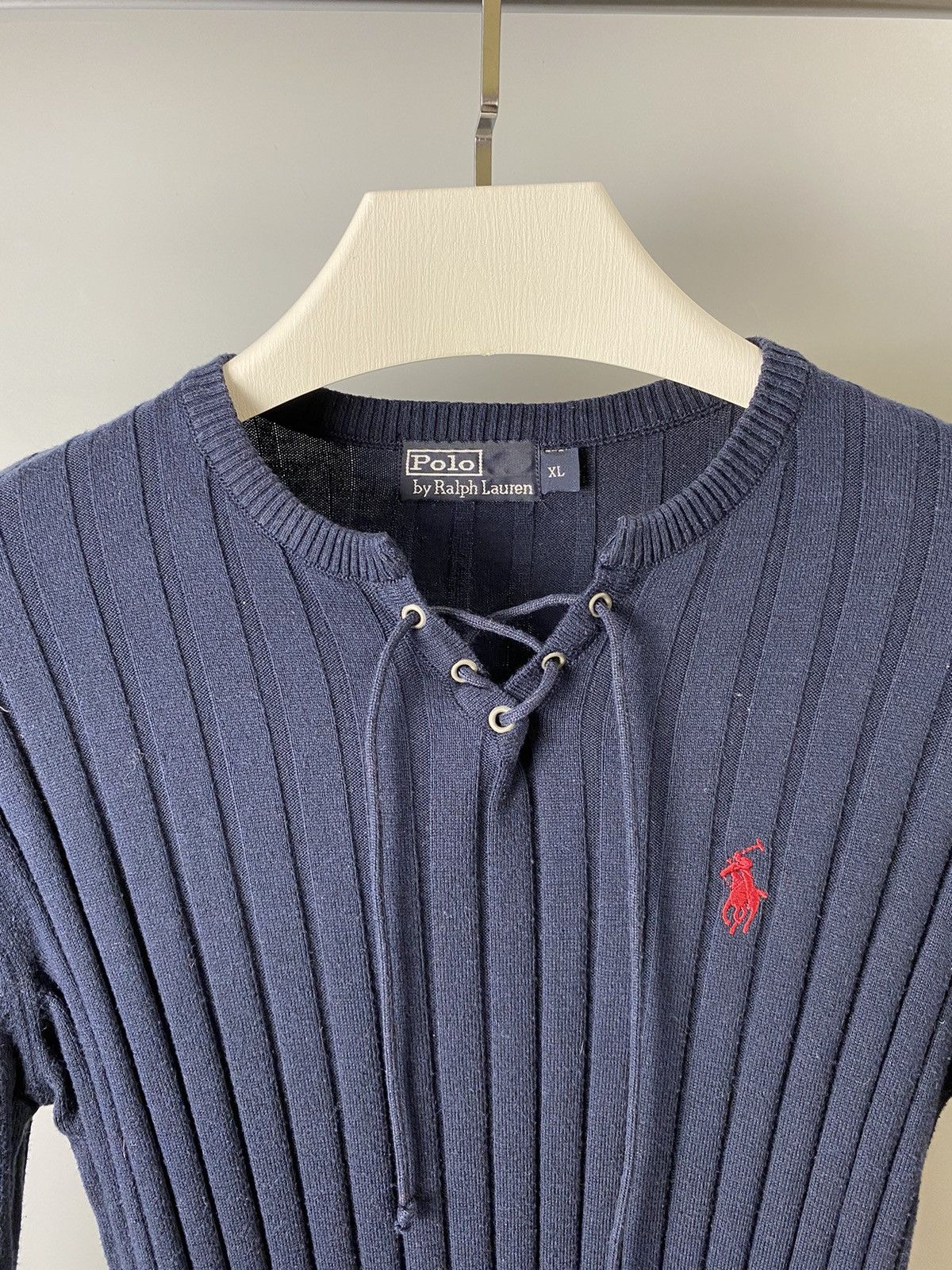 Polo Ralph Lauren × Ralph Lauren × Vintage Vintage Polo Ralph Lauren Knitted Men’s Sweat Size XL Size XL / US 12-14 / IT 48-50 - 4 Thumbnail